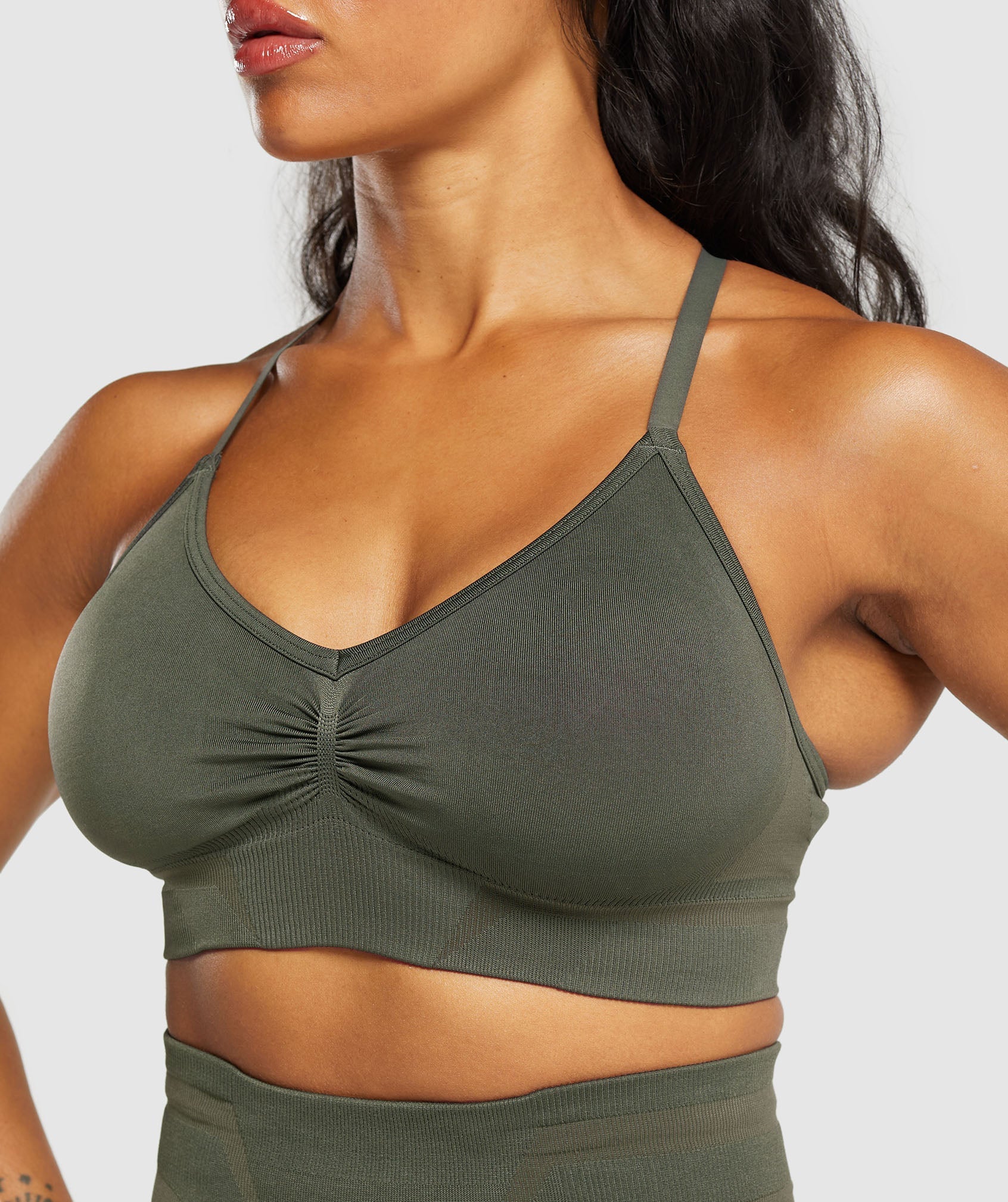 Women's Gymshark Boost Bra Strength Green