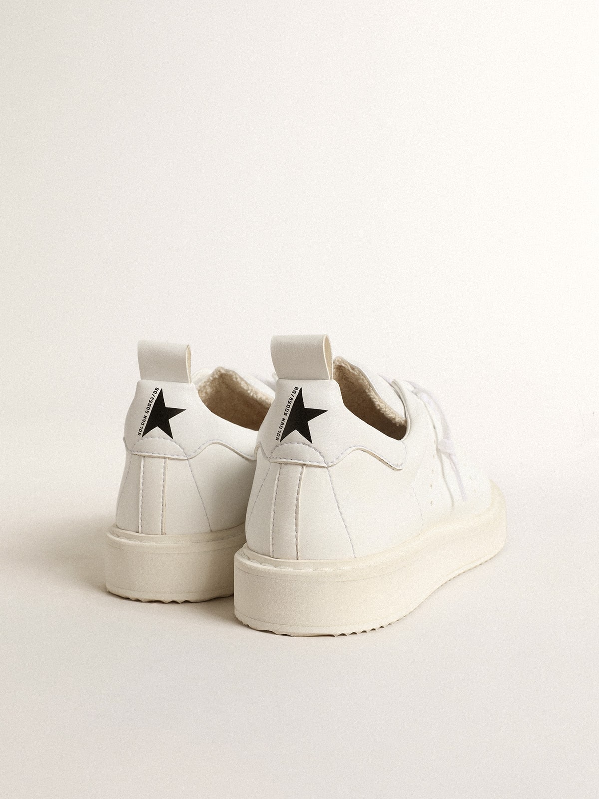 Golden Goose Mens Bio-Based Starter With White Star And Heel Tab Mens
