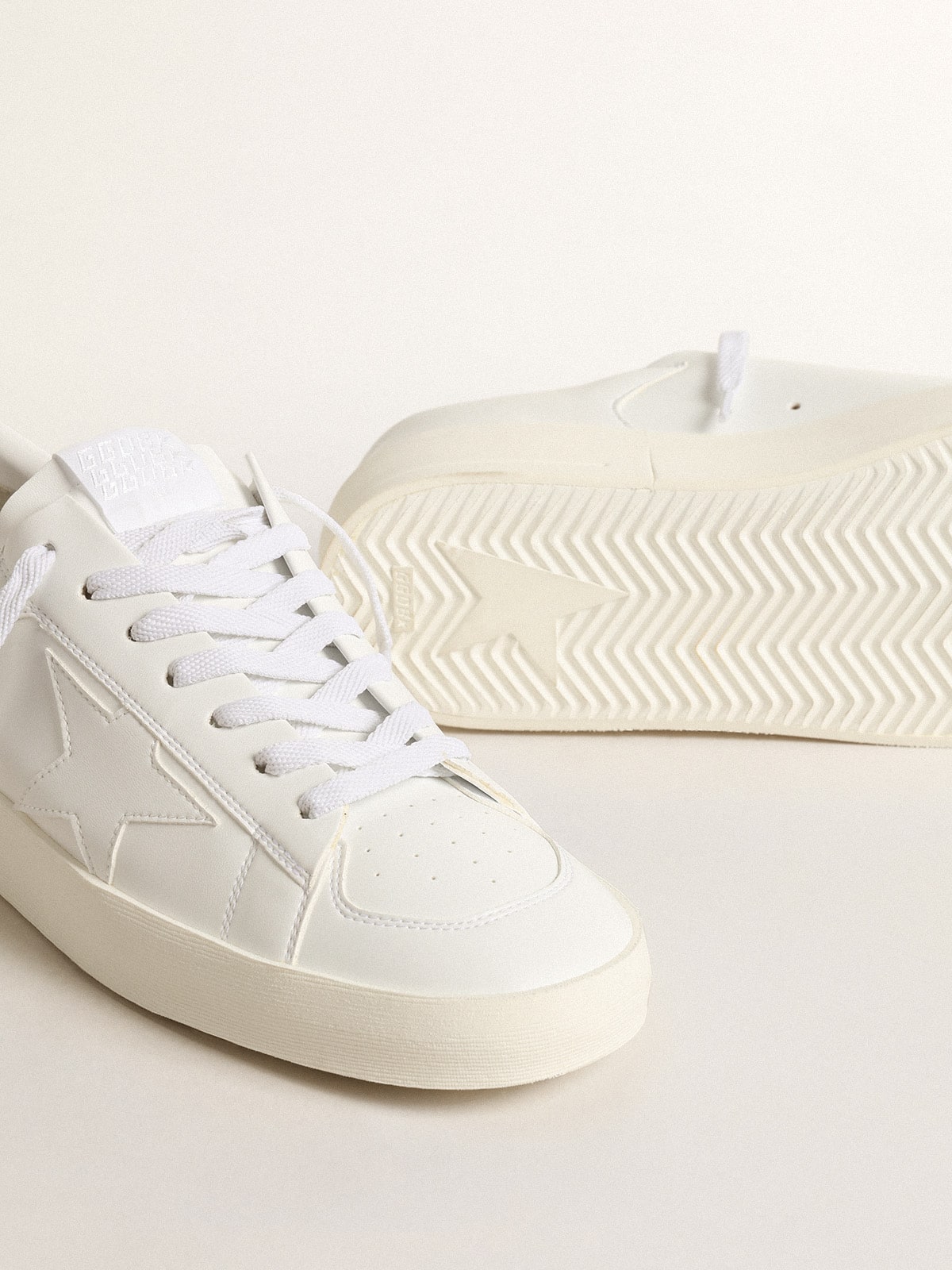 Golden Goose Mens Bio-Based Stardan With White Star And Heel Tab Mens