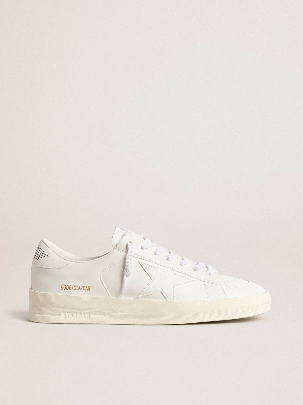 Golden Goose Mens Bio-Based Stardan With White Star And Heel Tab Mens
