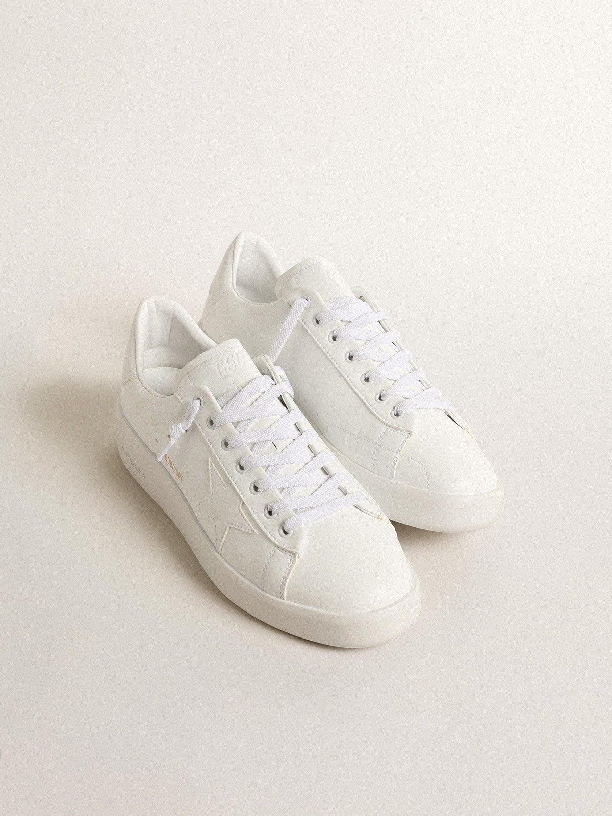Golden Goose Mens Bio-Based Purestar With White Star And Heel Tab Mens