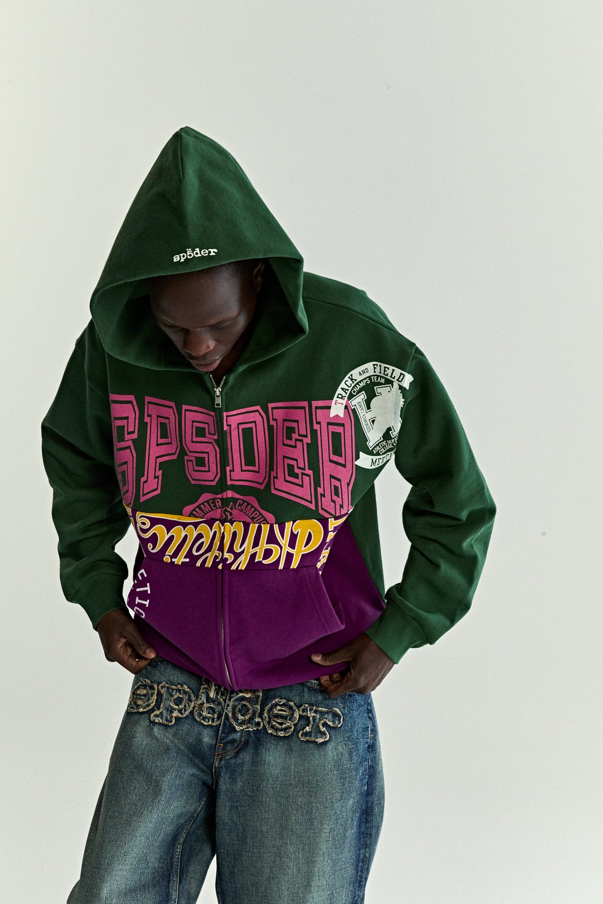 Sp5der Campers Field ZIP UP Hoodie
