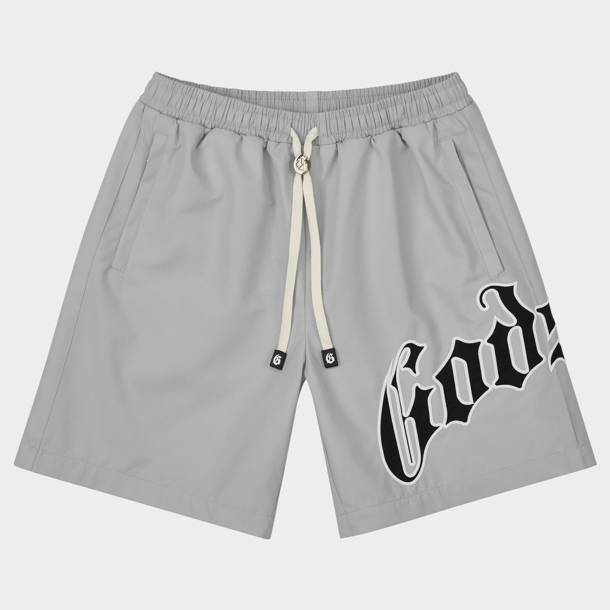 Godspeed OG Logo Nylon Shorts (Grey)
