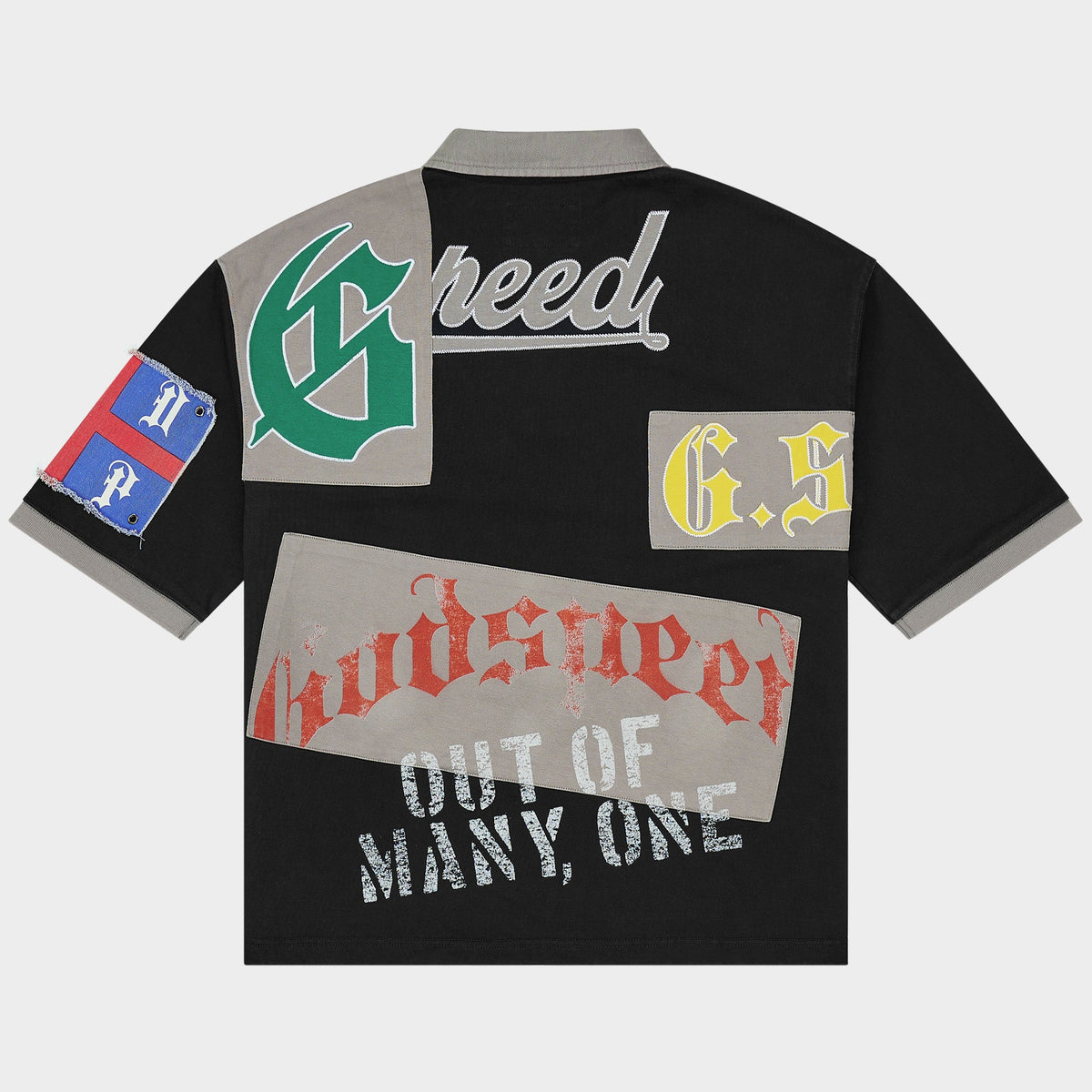 Godspeed Heritage Patchwork Polo (Black)