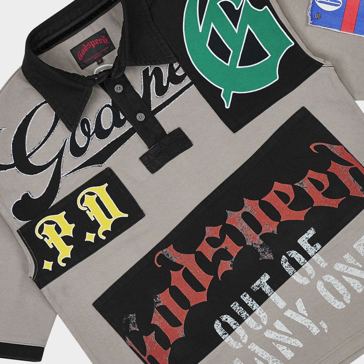 Godspeed Heritage Patchwork Polo (Grey)