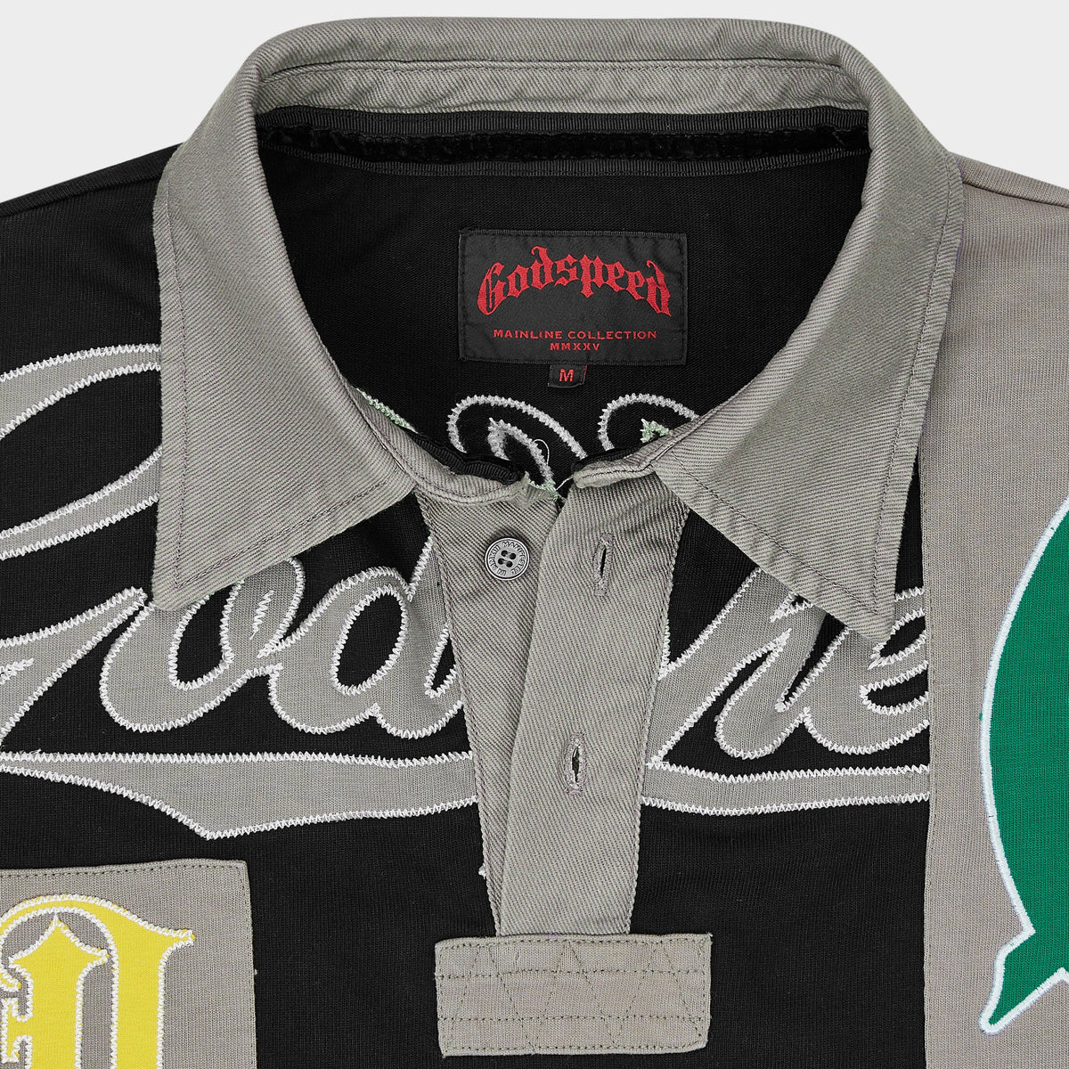 Godspeed Heritage Patchwork Polo (Black)