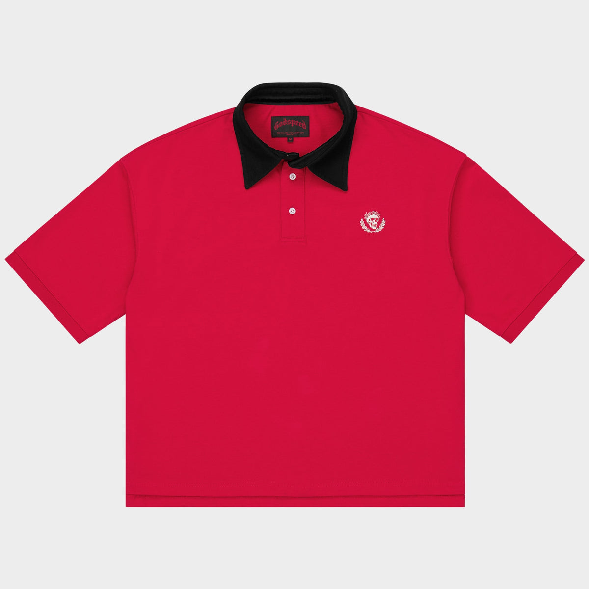 Godspeed Victor Minimal Crest Polo (Red)