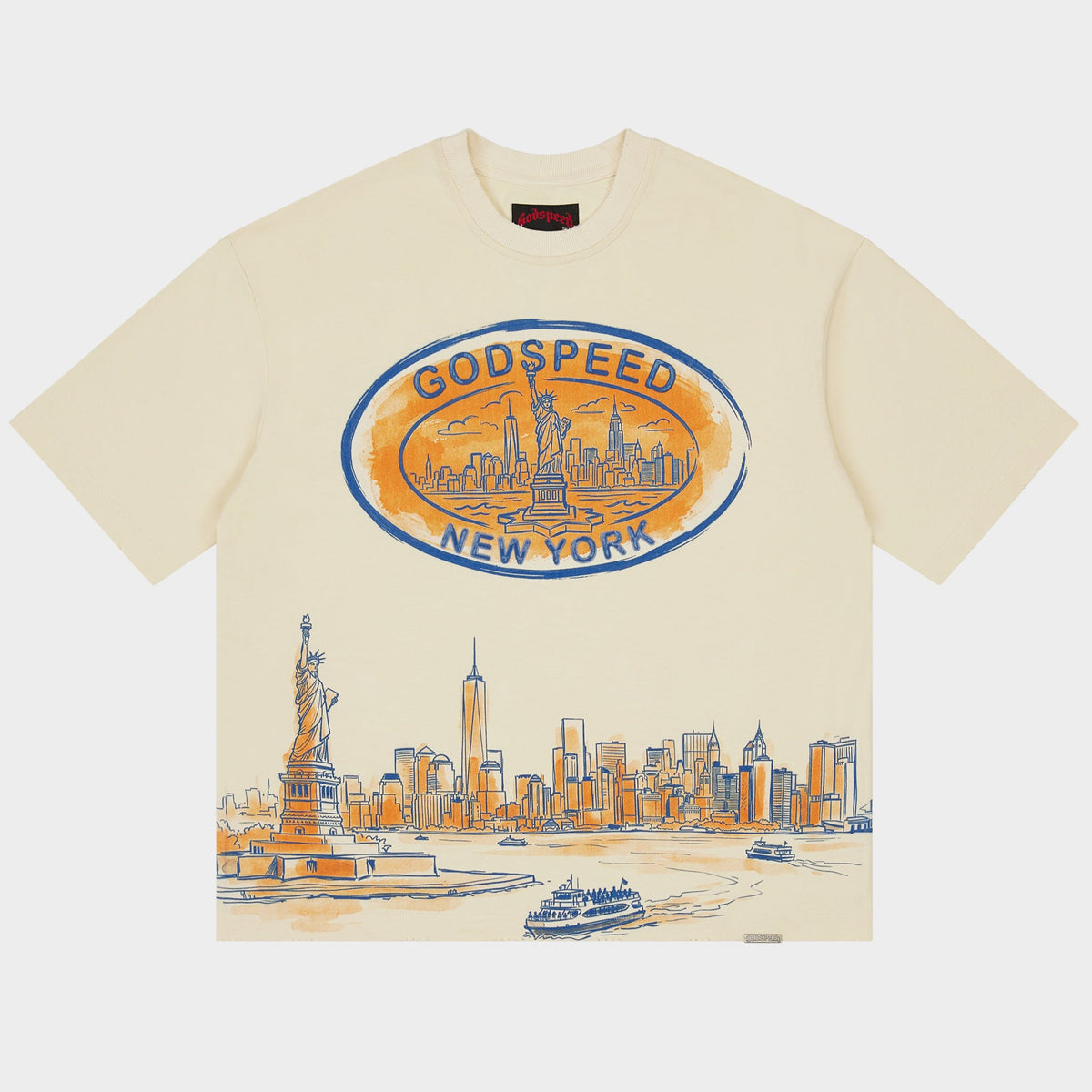 Godspeed New York Skyline T-Shirt
