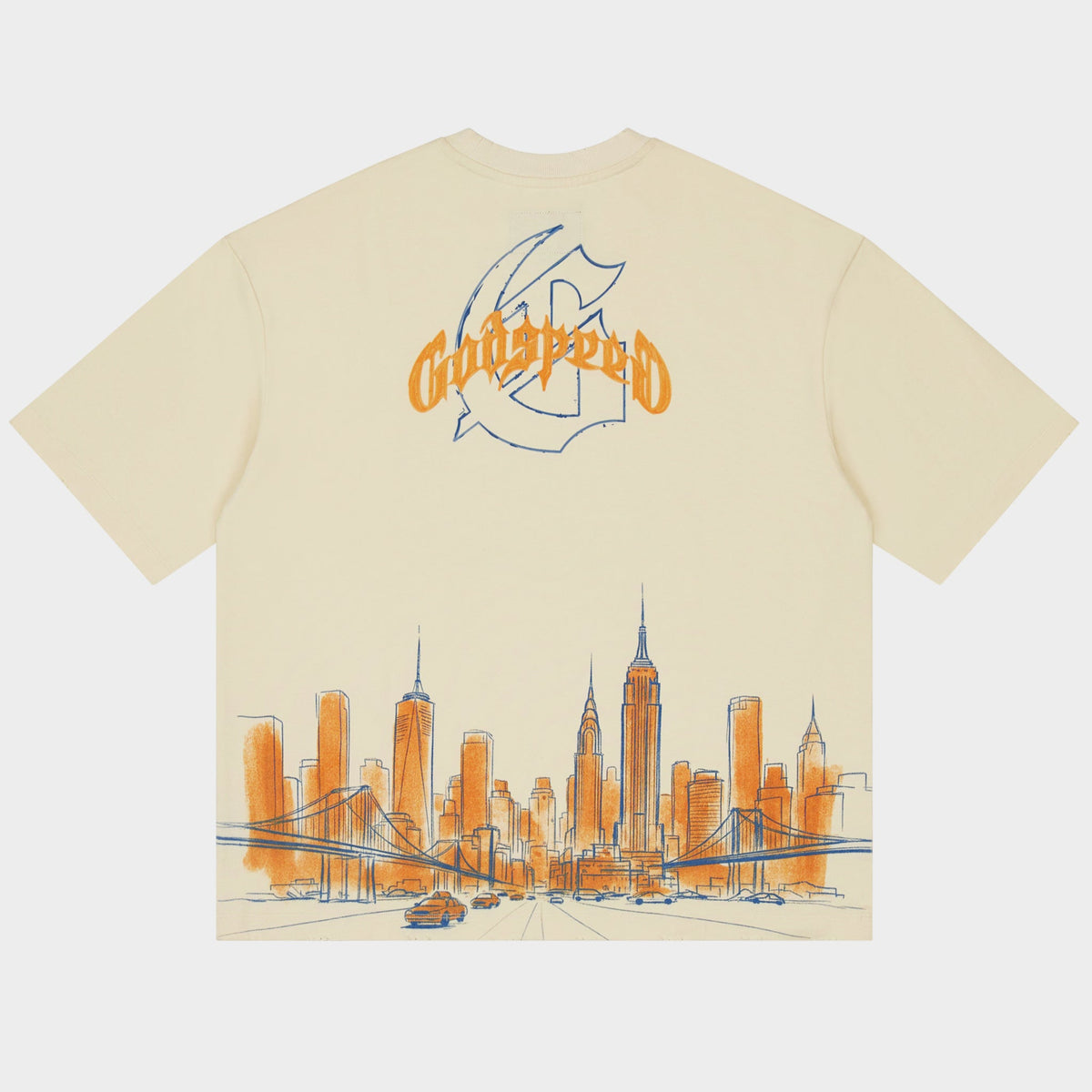 Godspeed New York Skyline T-Shirt