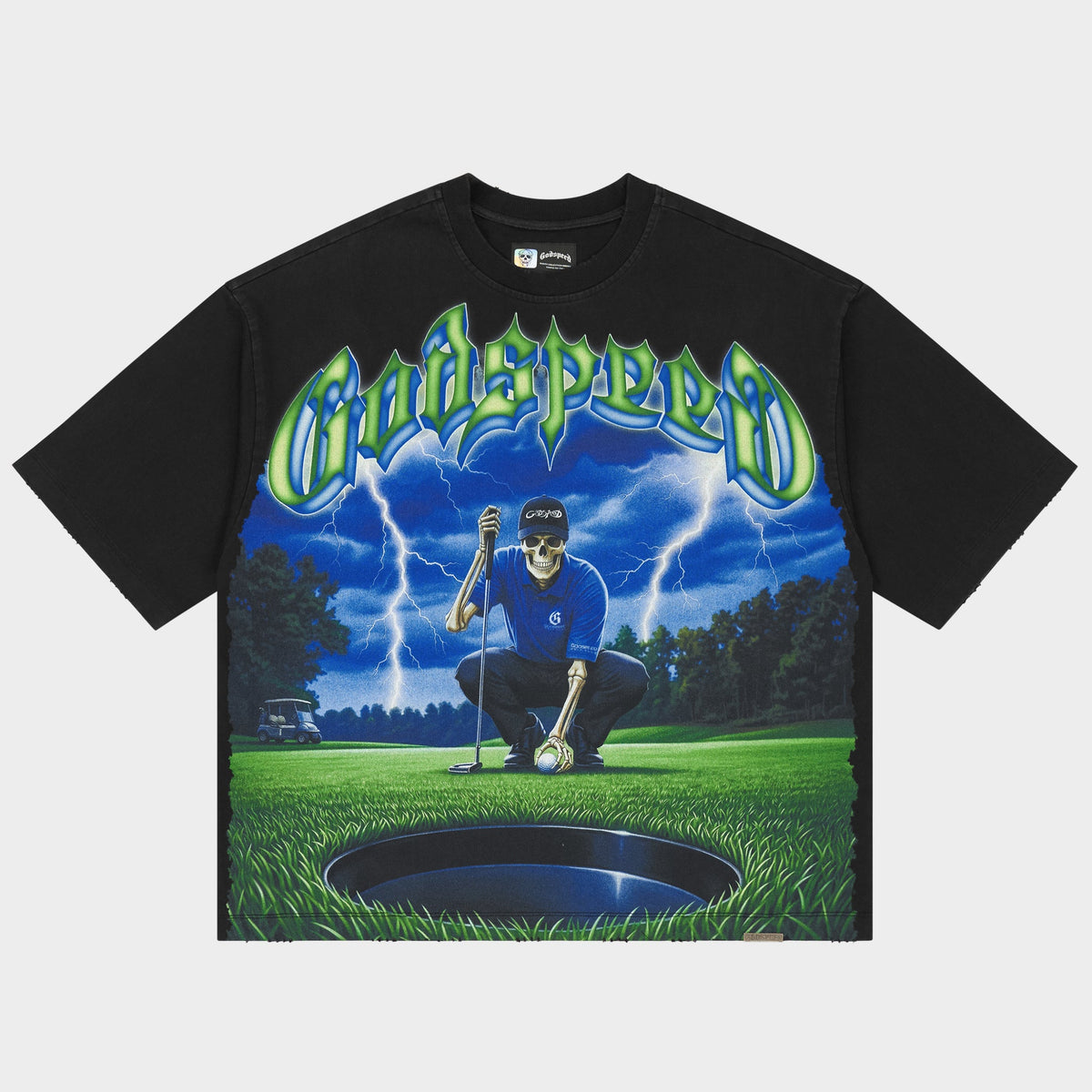 Godspeed No Mulligans T-Shirt (Black Wash)