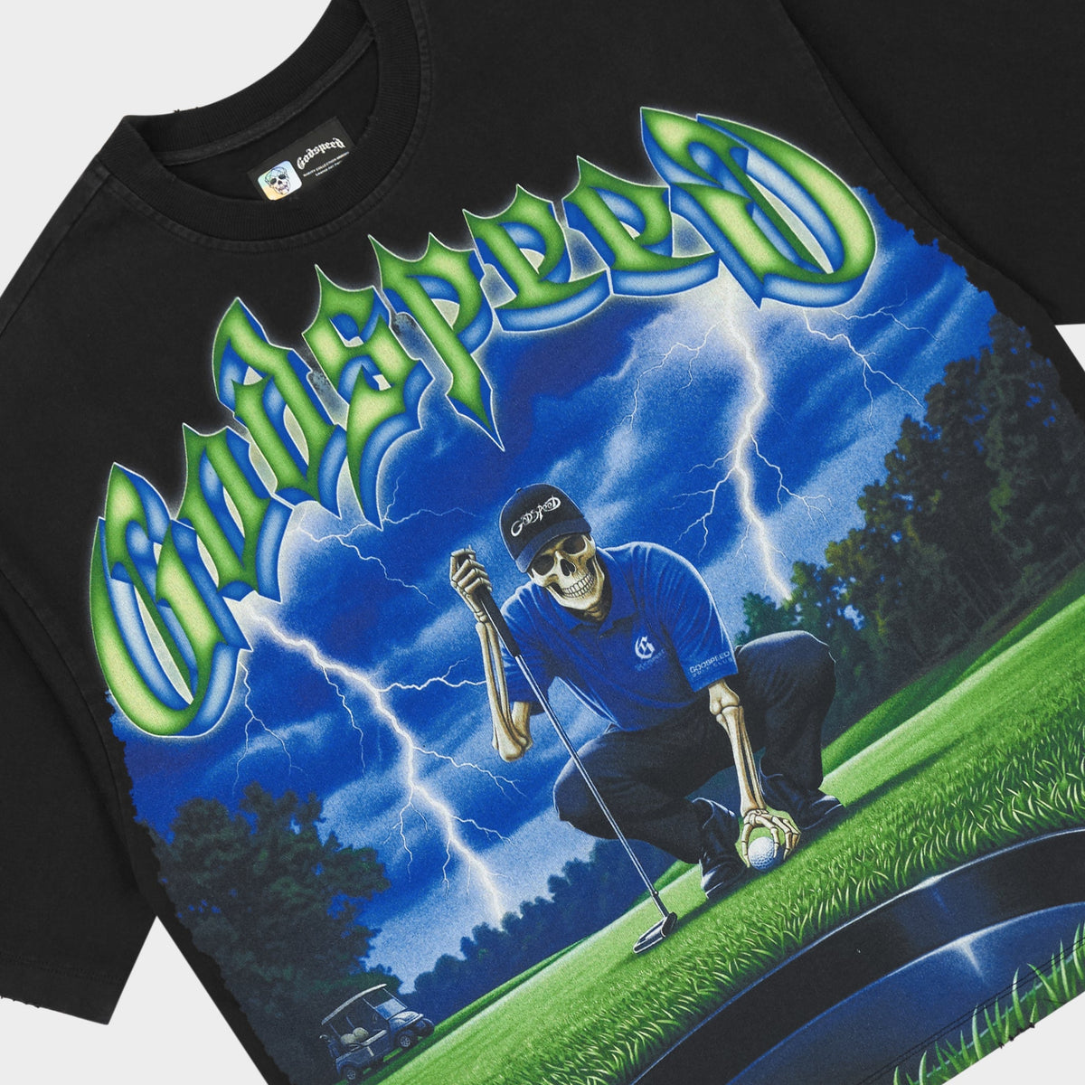 Godspeed No Mulligans T-Shirt (Black Wash)