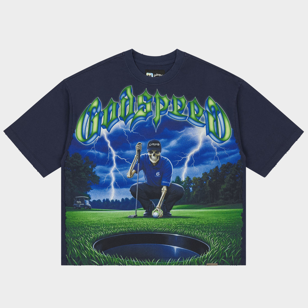Godspeed No Mulligans T-Shirt (Navy)