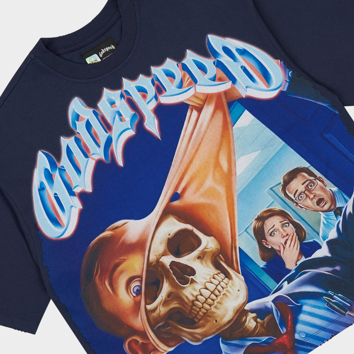 Godspeed Mask Off T-Shirt (Navy)