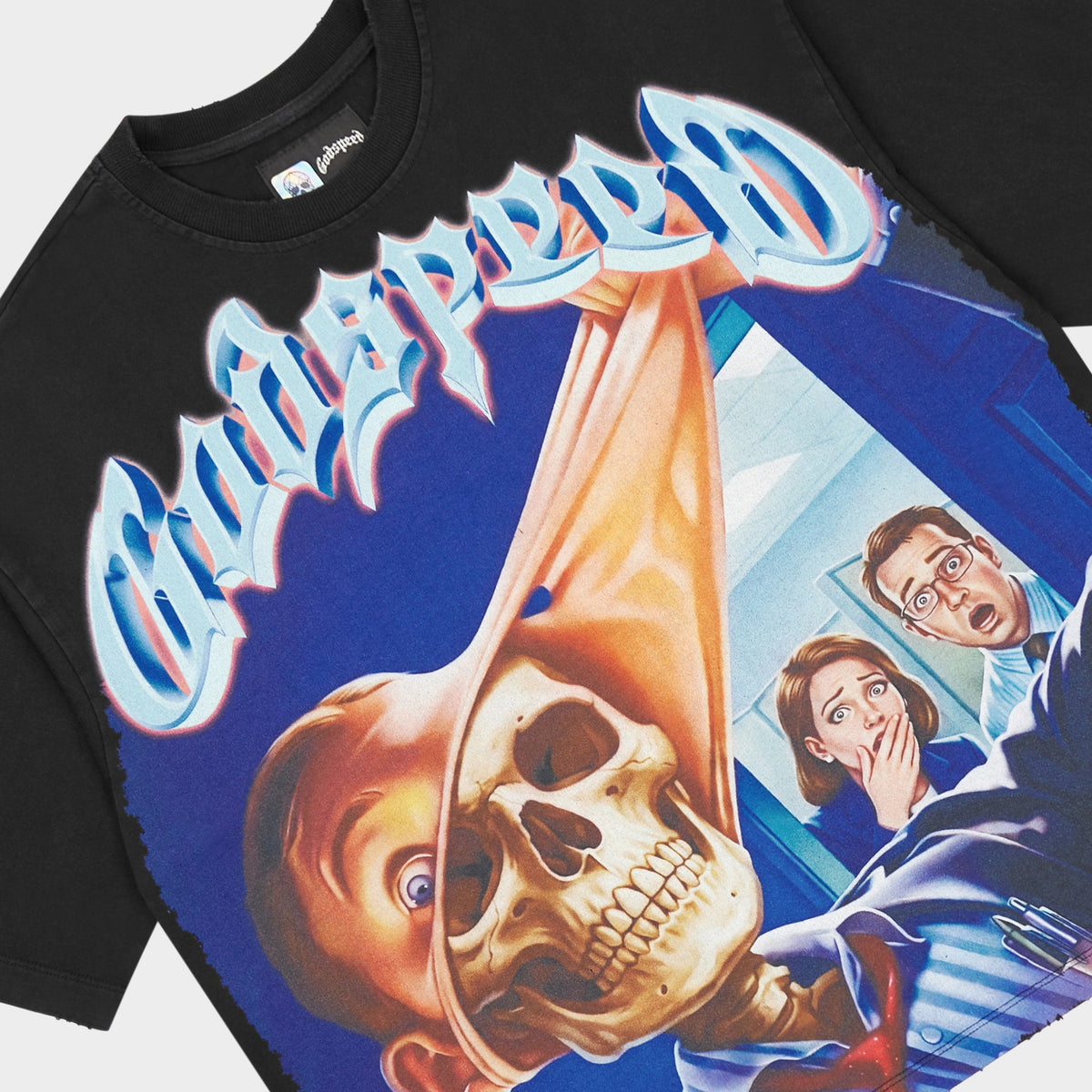 Godspeed Mask Off T-Shirt (Black Wash)