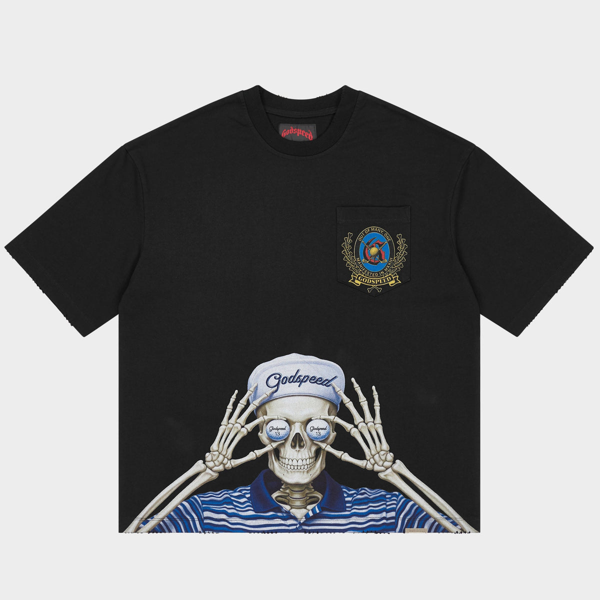 Godspeed Golf Days Pocket T-Shirt (Black)