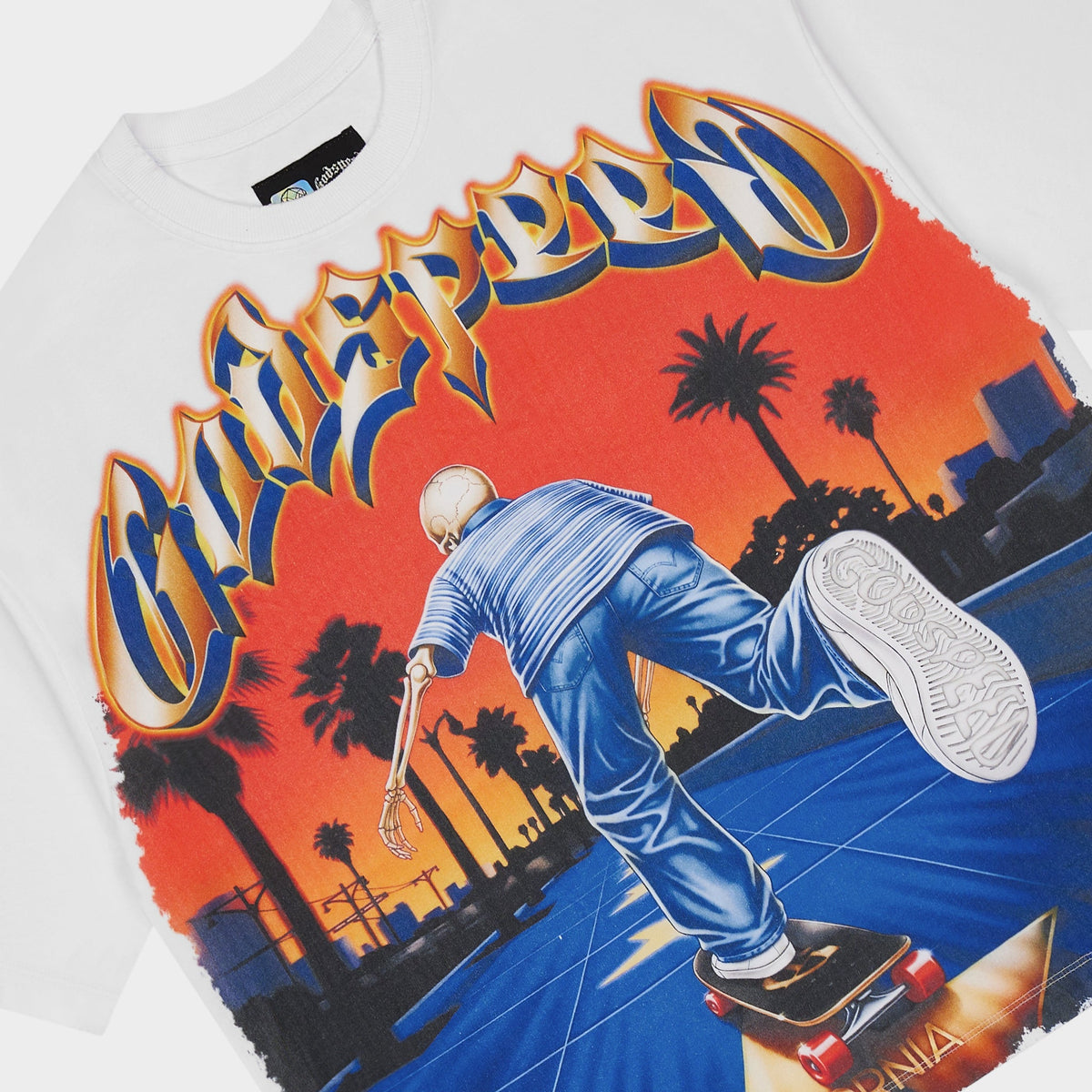 Godspeed Kick Push T-Shirt (White)