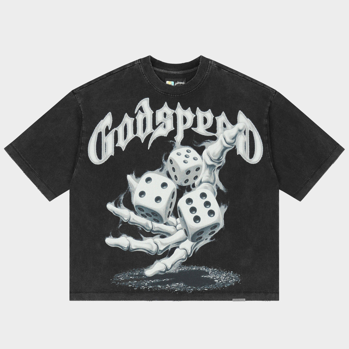 Godspeed No Risk, No Reward T-Shirt (Black Wash)