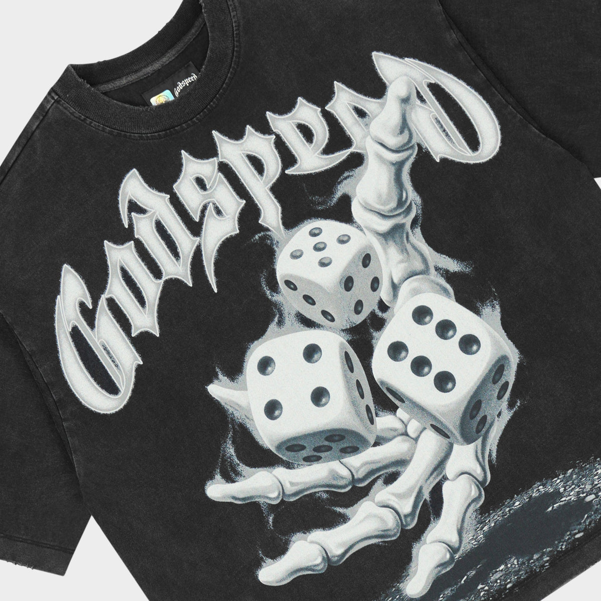 Godspeed No Risk, No Reward T-Shirt (Black Wash)