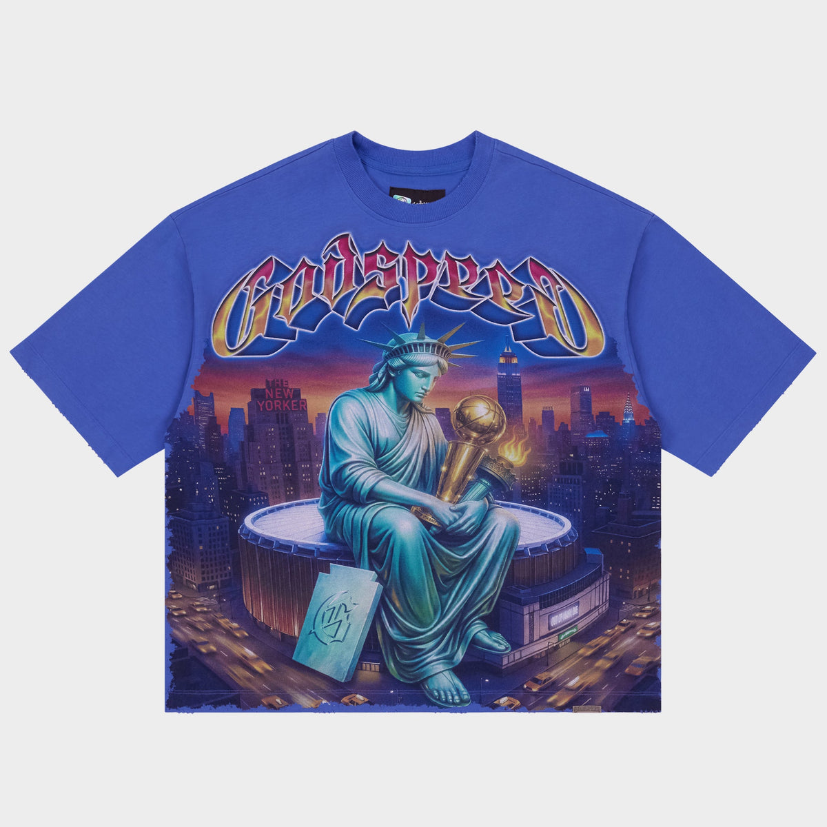 Godspeed Finally T-Shirt (Blue)