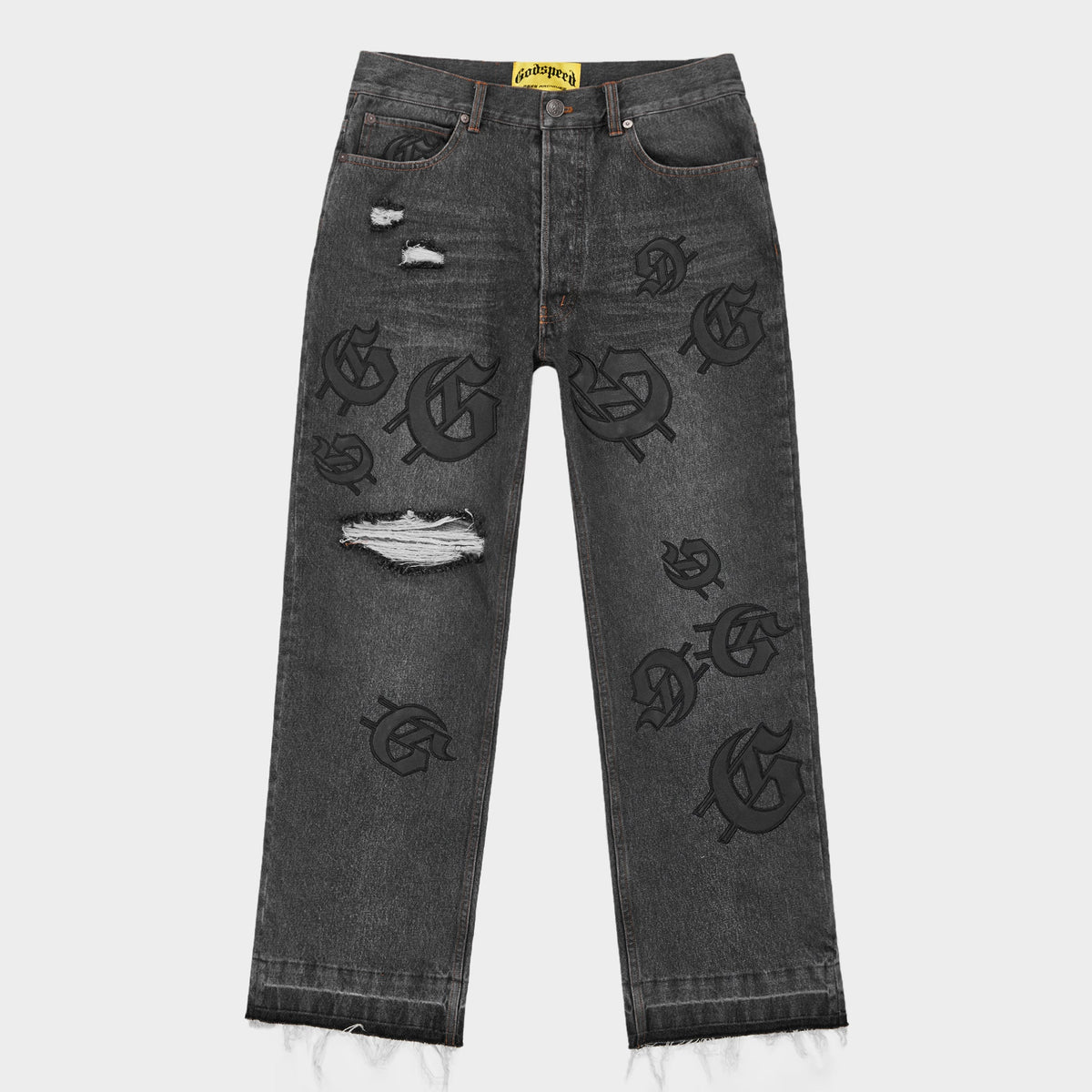 Godspeed Scattered Gs Logo Denim (Black Wash)