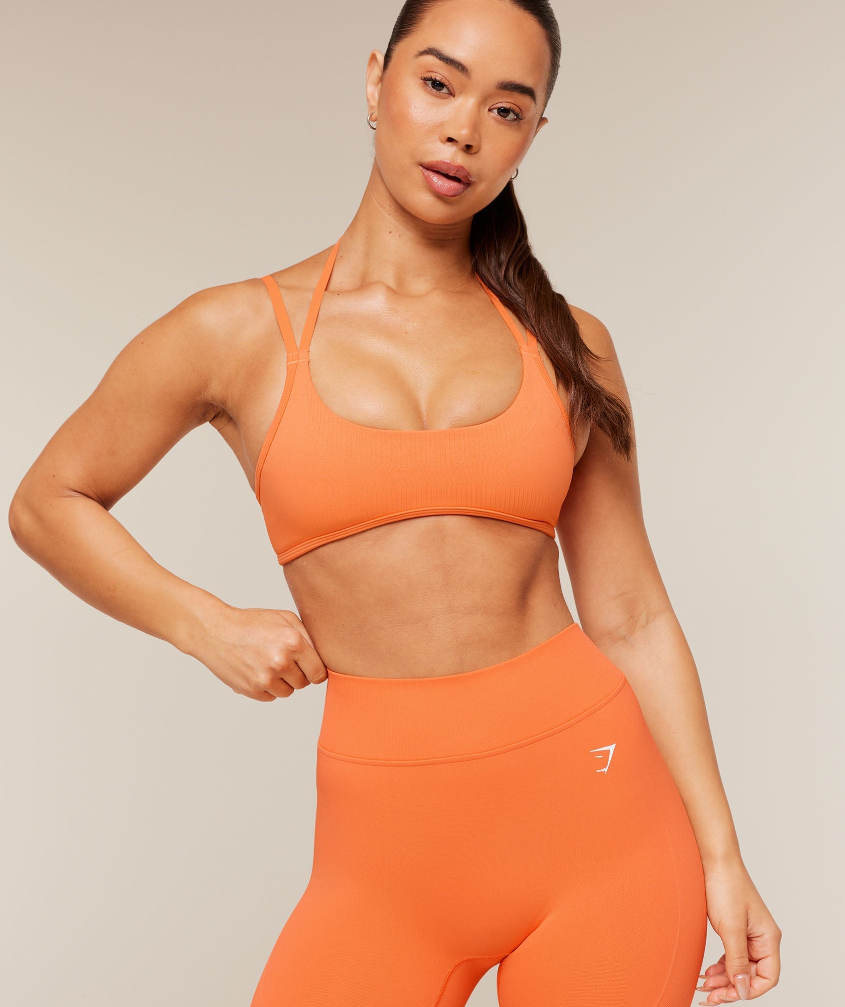 Women's Gymshark Gymshark X Bratz Shorts Dayglow Peach