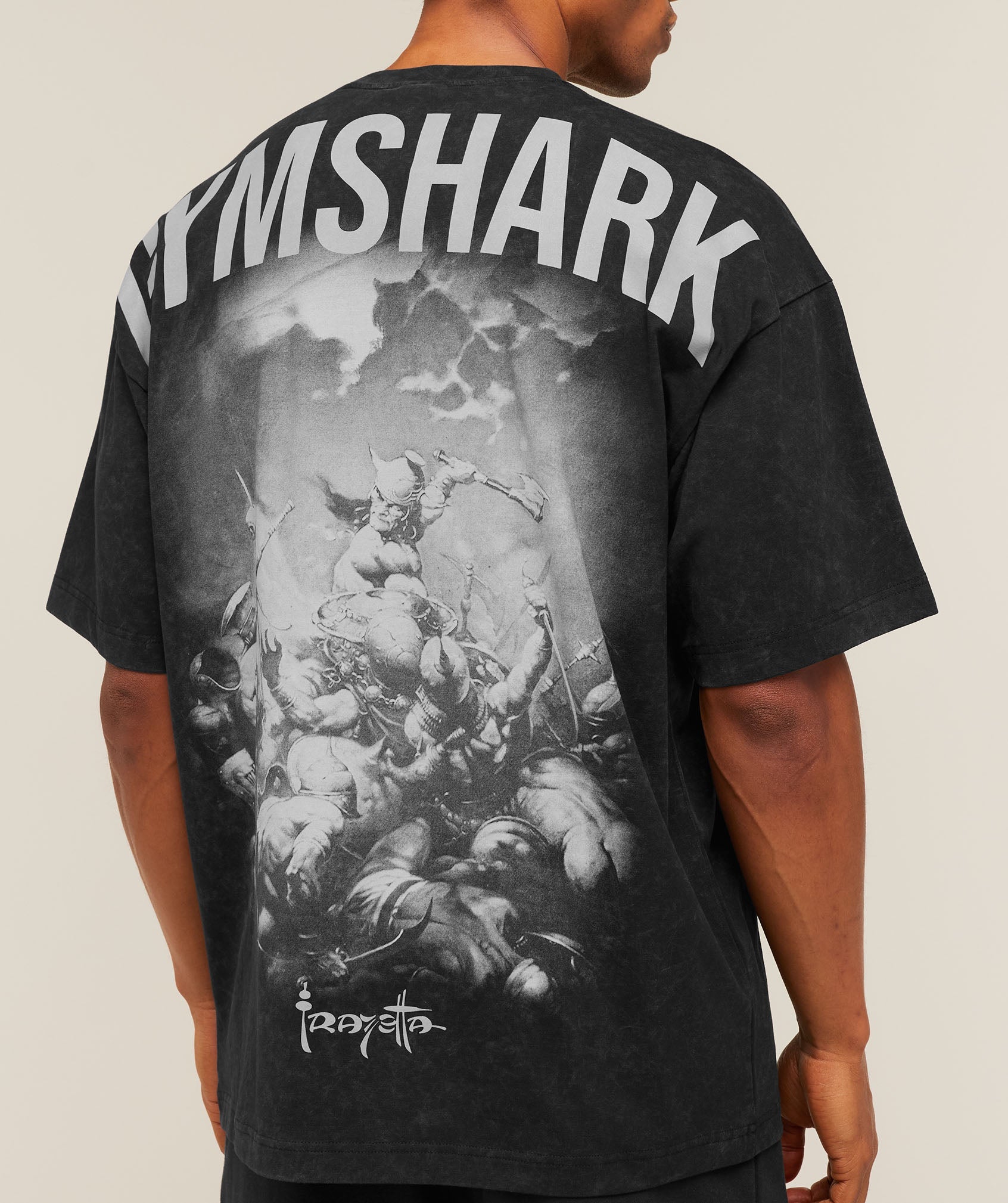 Gymshark Gymshark X Frazetta Power T-Shirt Black