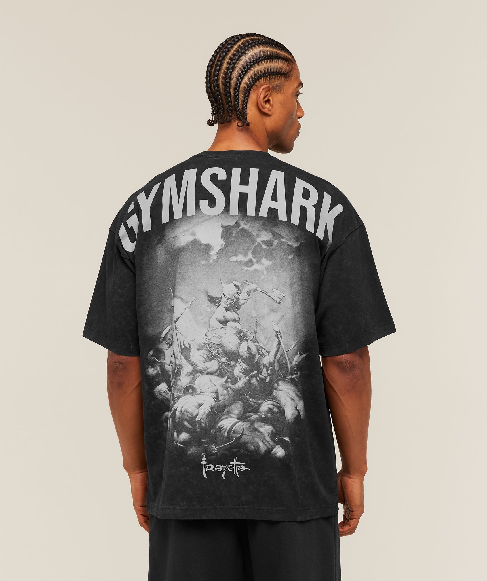 Gymshark Gymshark X Frazetta Power T-Shirt Black