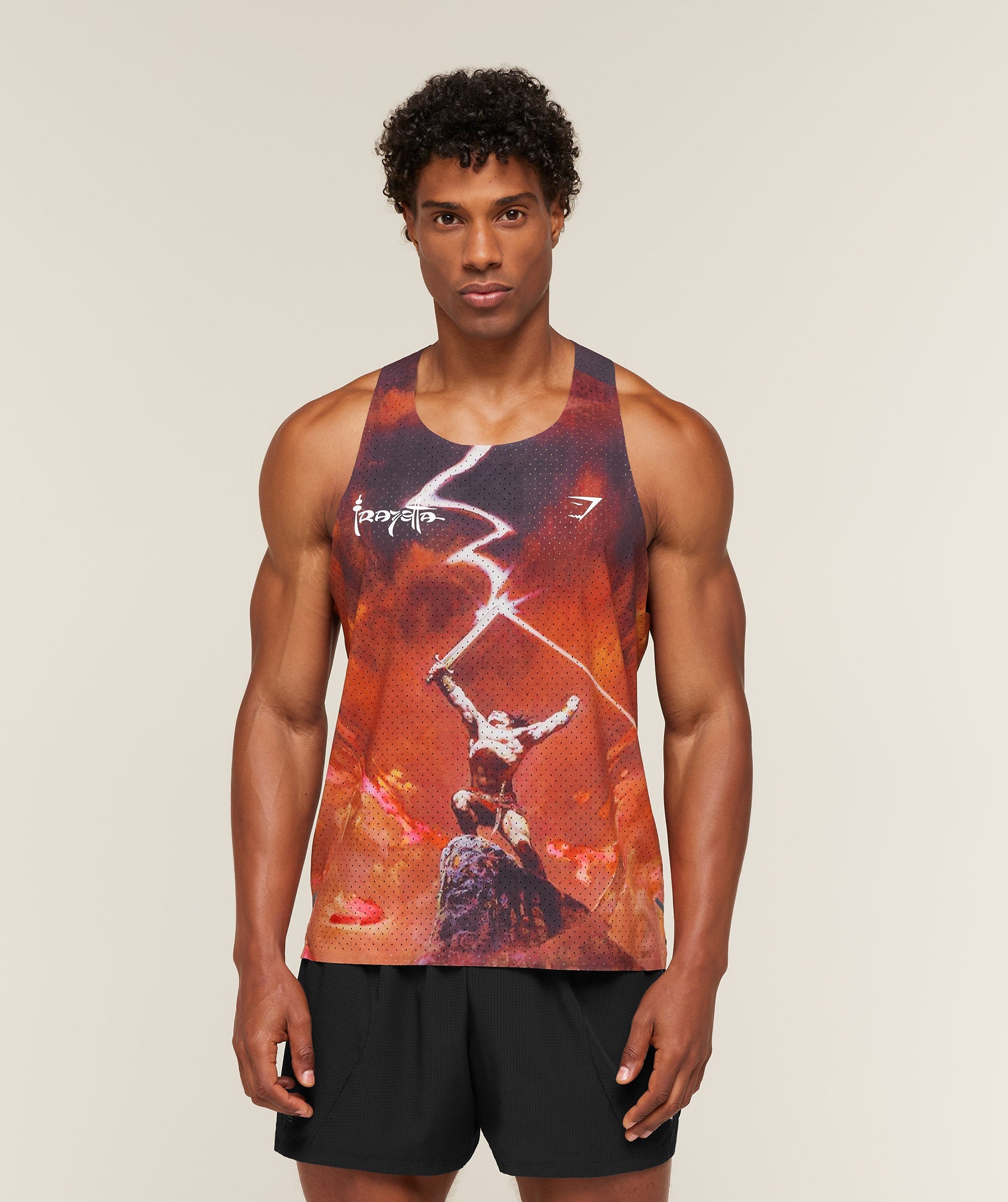 Gymshark Gymshark X Frazetta X Run Club Tank Red Rust