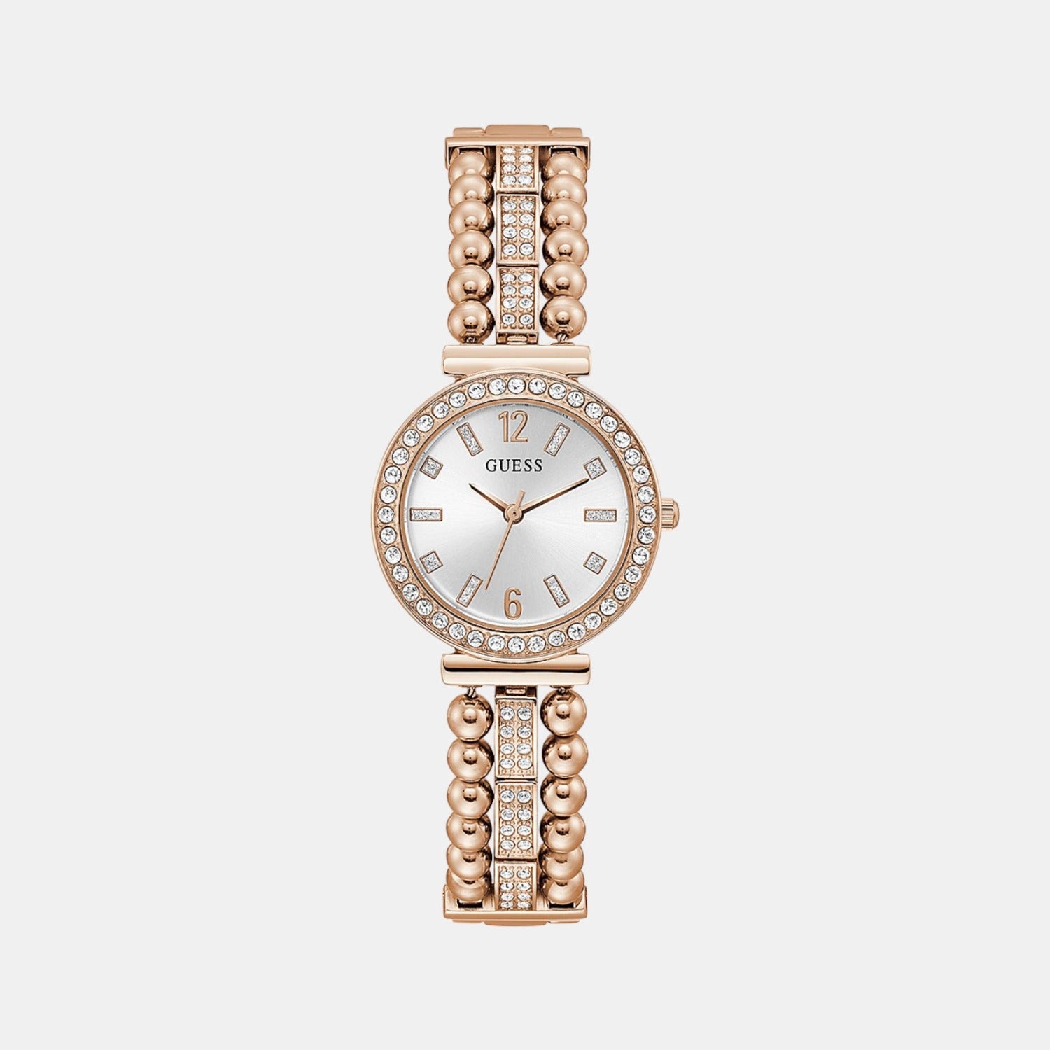 Guess Gd Gala Women Quartz White Dial Analog Stainless Steel Gw0401L3