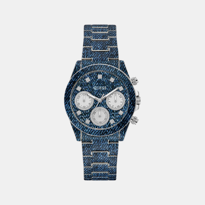 Guess Gt Indigo Women Quartz Blue Dial Analog Stainless Steel Gw0750L1