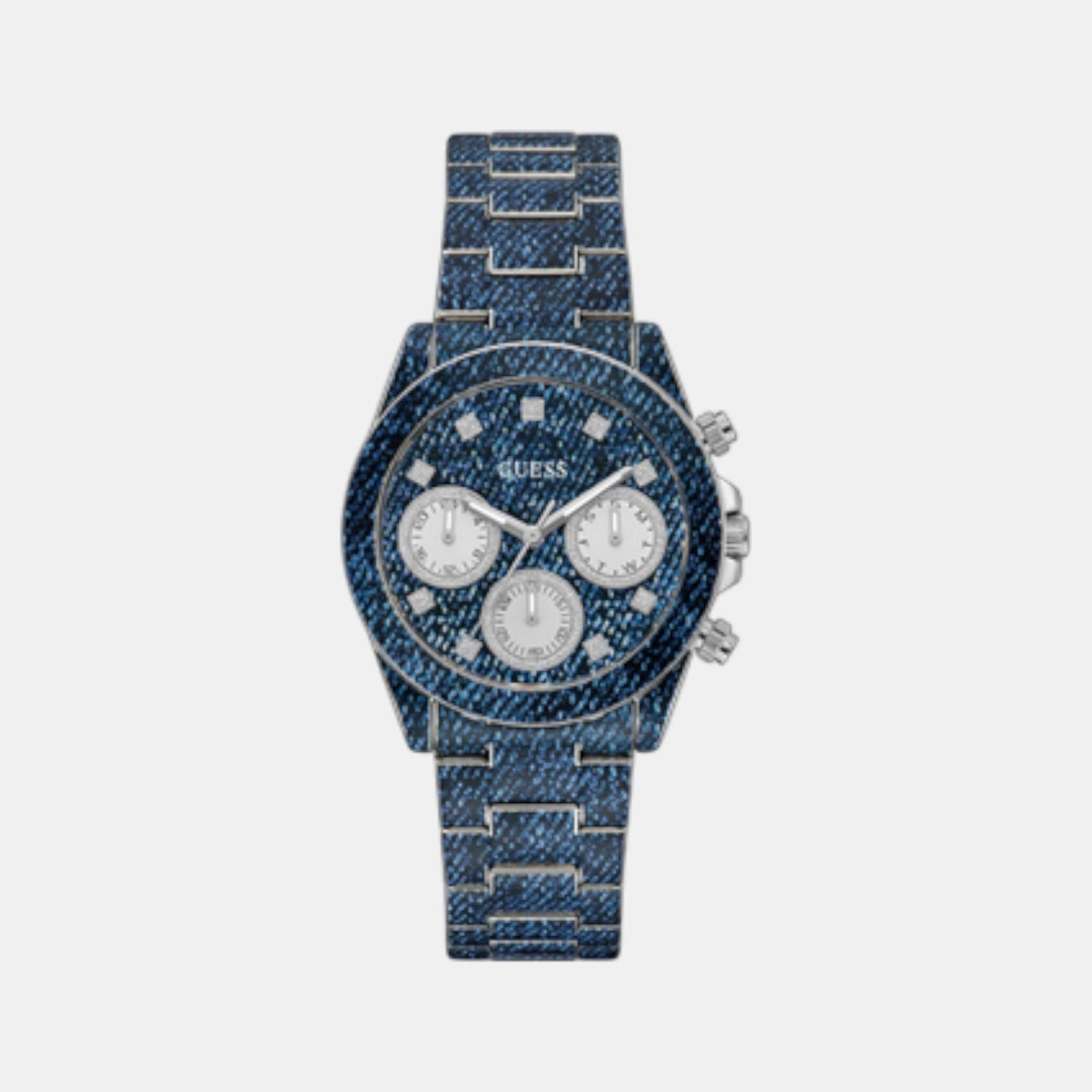 Guess Gt Indigo Women Quartz Blue Dial Analog Stainless Steel Gw0750L1