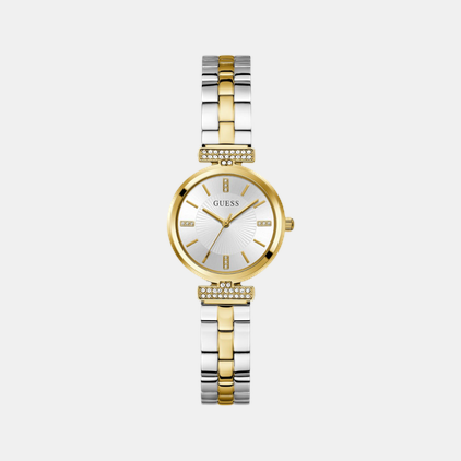 Guess Gd Array Women Quartz Silver Dial Analog Stainless Steel Gw0762L5