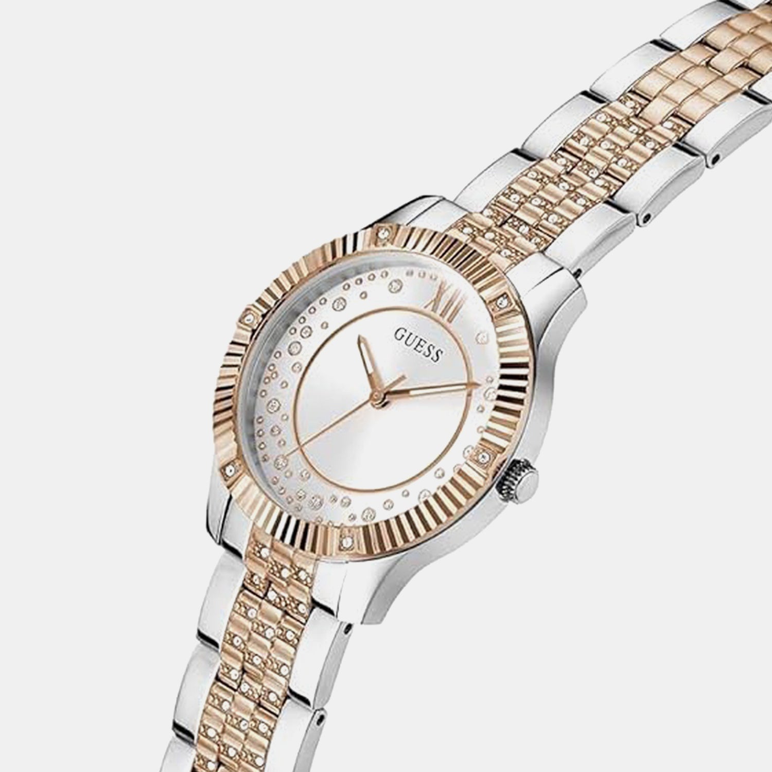 Guess Gd Starstruck Women Quartz Silver Dial Analog Stainless Steel Gw0765L2