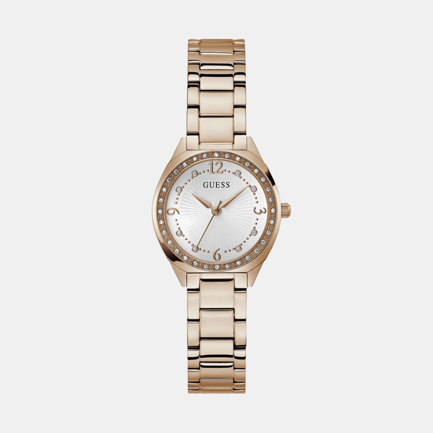 Guess Gd Charlotte Women Quartz White Dial Analog Stainless Steel Gw0767L3