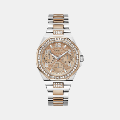 Guess Gt Lady Empire Women Quartz Rose Gold Dial Analog Stainless Steel Gw0777L3