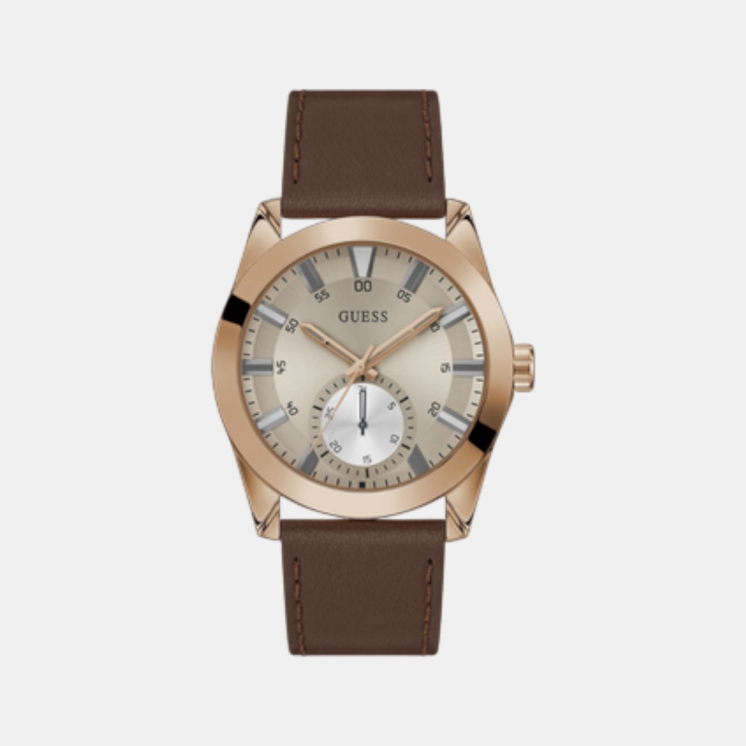 Guess Gd Grayson Men Quartz Grey Dial Analog Stainless Steel Gw0793G3