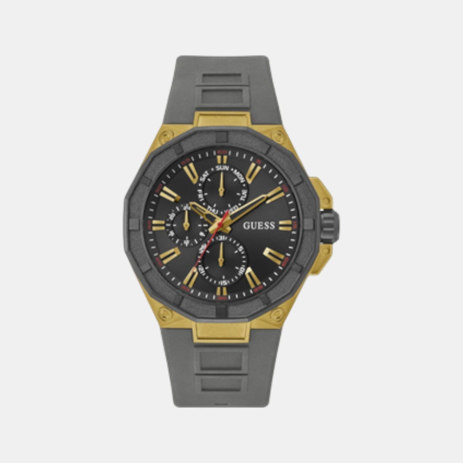 Guess Gs R2 Men Quartz Black Dial Analog Stainless Steel Gw0803G1