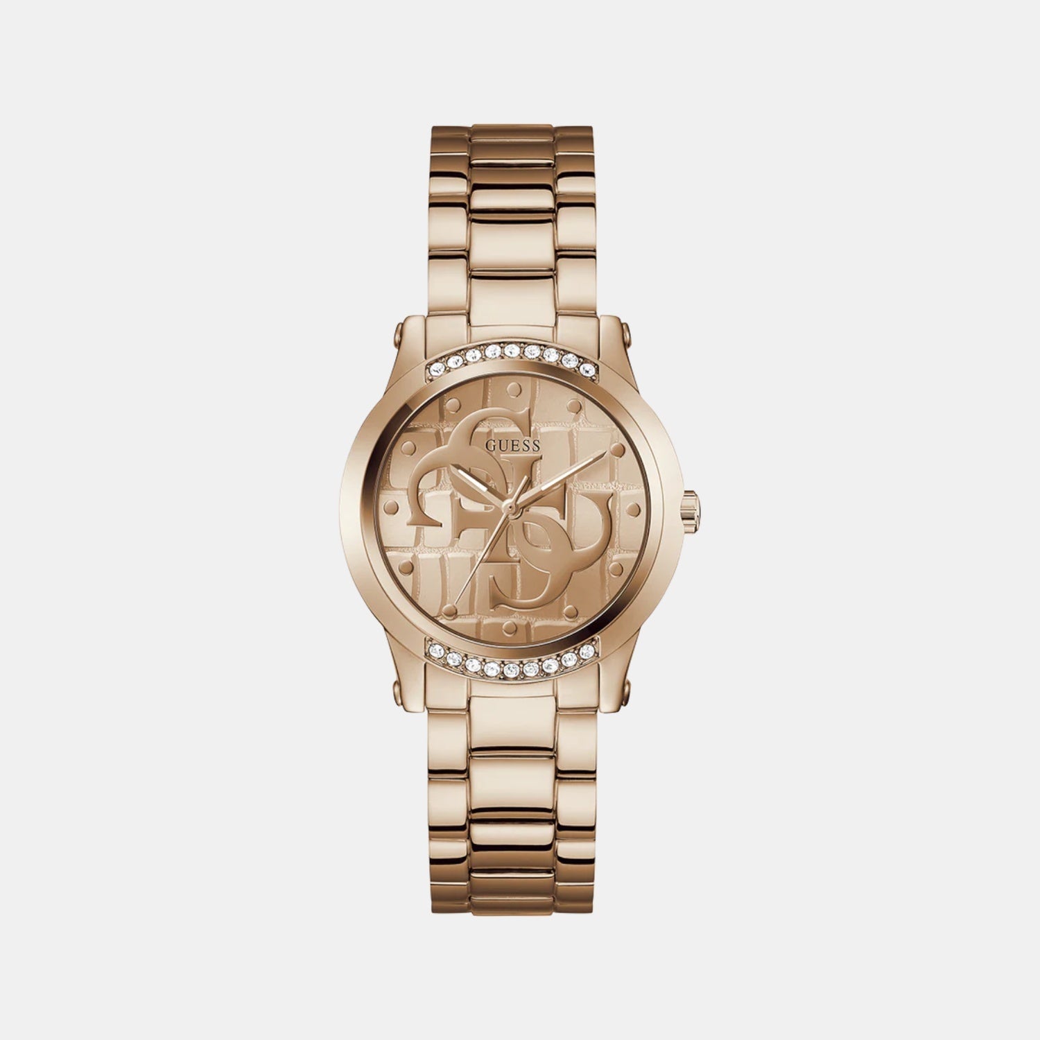 Guess Gt Annette Women Quartz Rose Gold Dial Analog Stainless Steel Gw0861L3