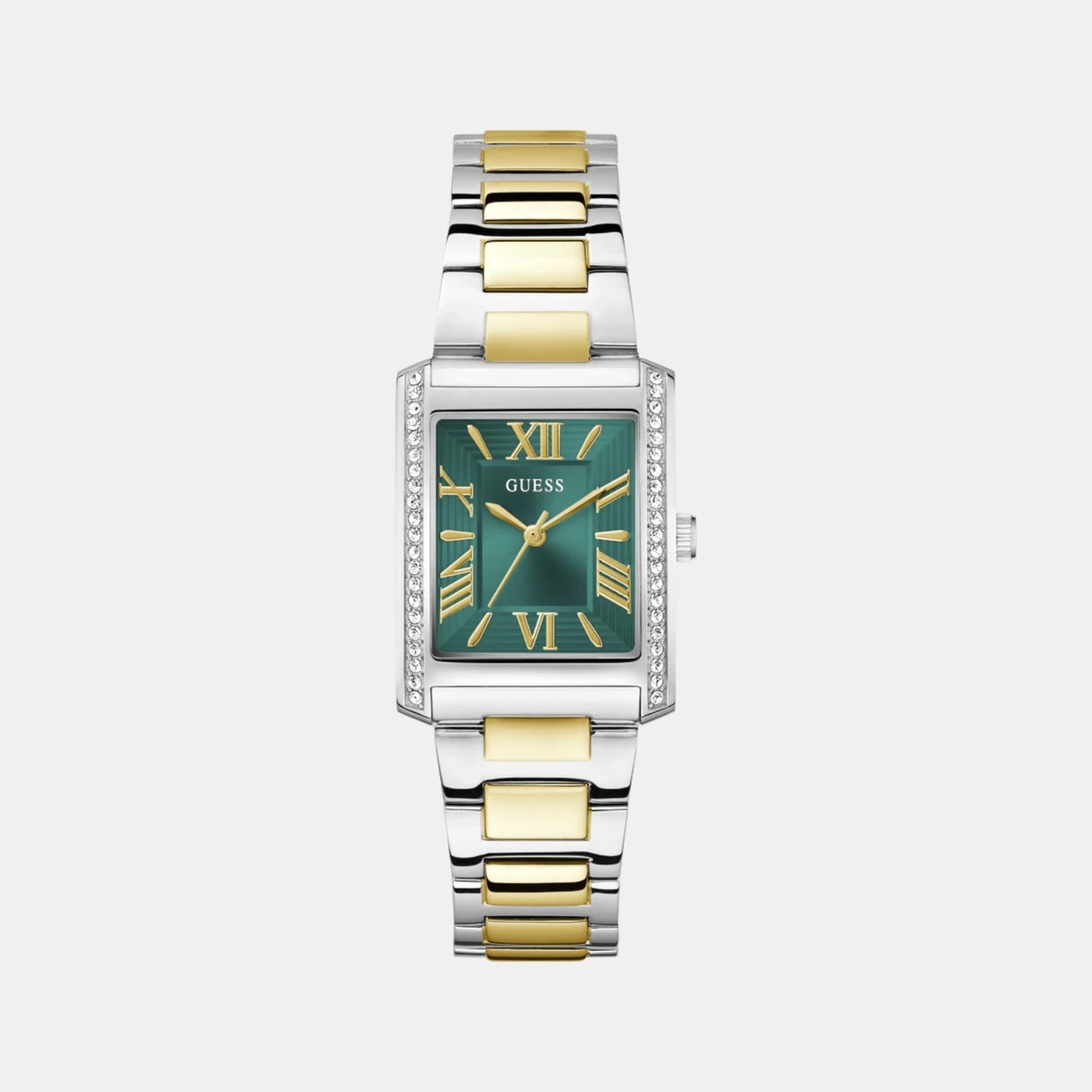 Guess Gd Bonnie Women Quartz Green Dial Analog Stainless Steel Gw0874L2