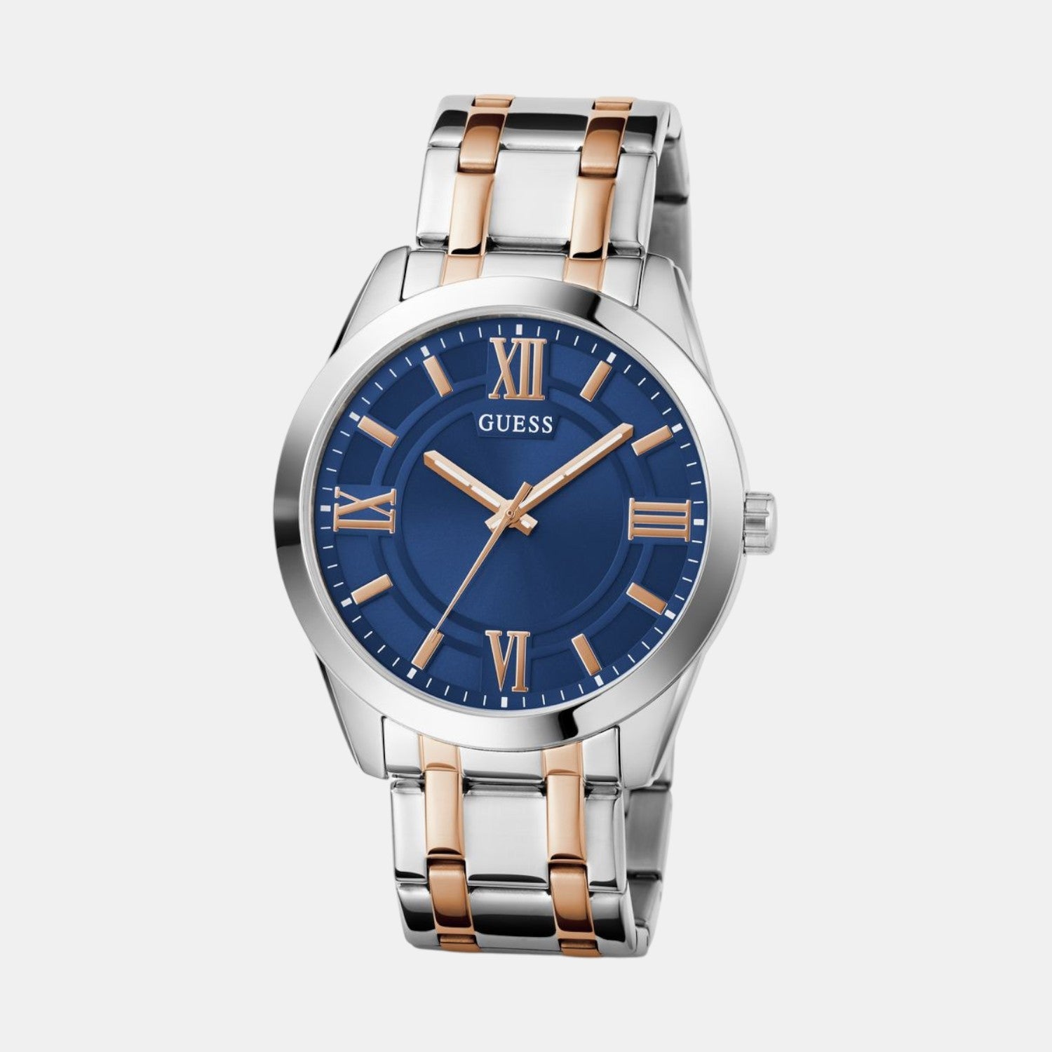 Guess Gd Elliot Men Quartz Blue Dial Analog Stainless Steel Gw0893G2