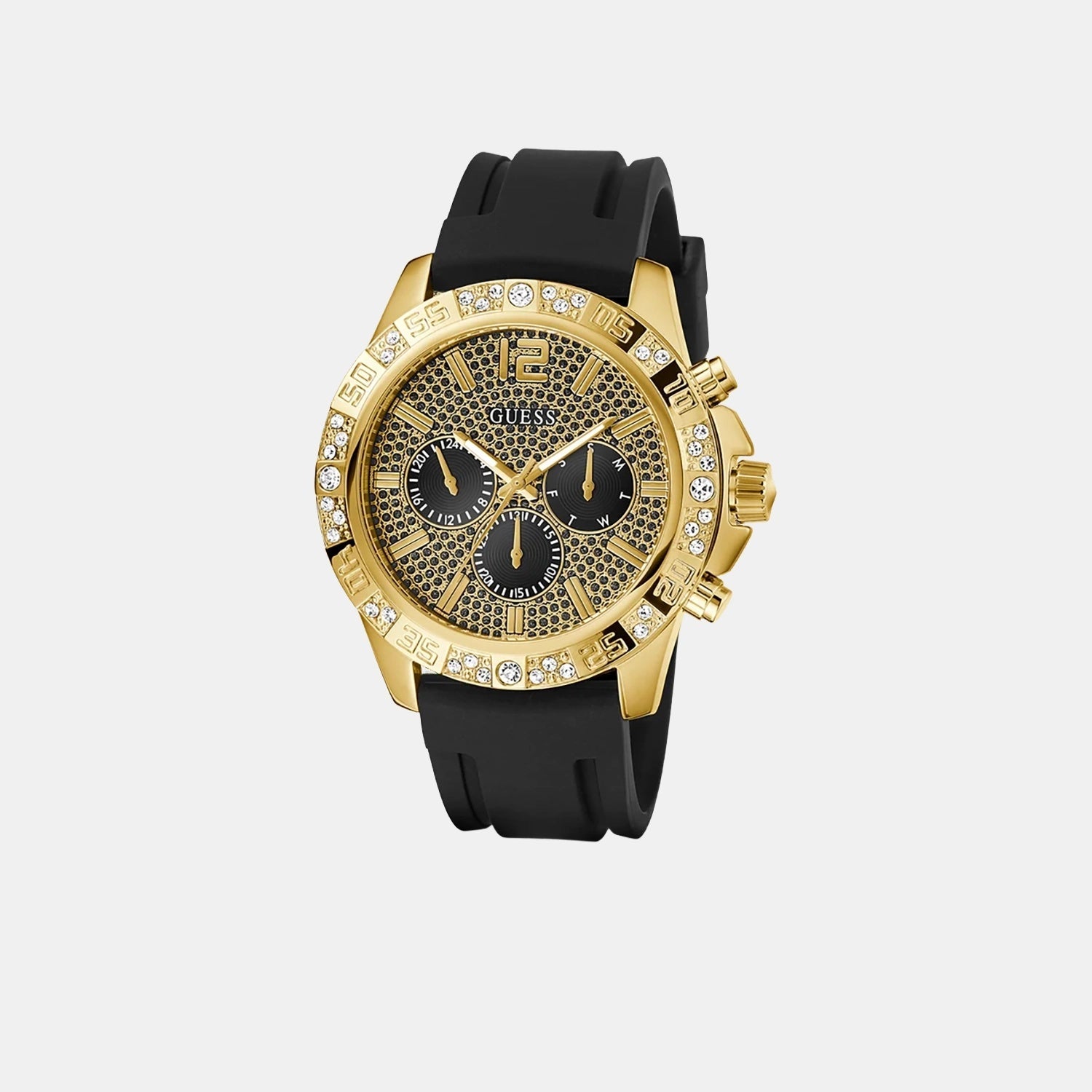Guess Gt Majestic Men Quartz Black Dial Analog Stainless Steel Gw0909G2