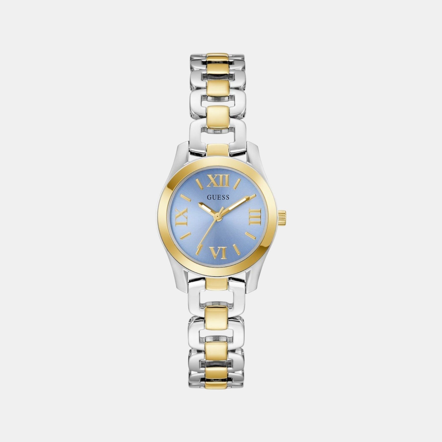 Guess Gb Veda Women Quartz Blue Dial Analog Stainless Steel Gw0927L3