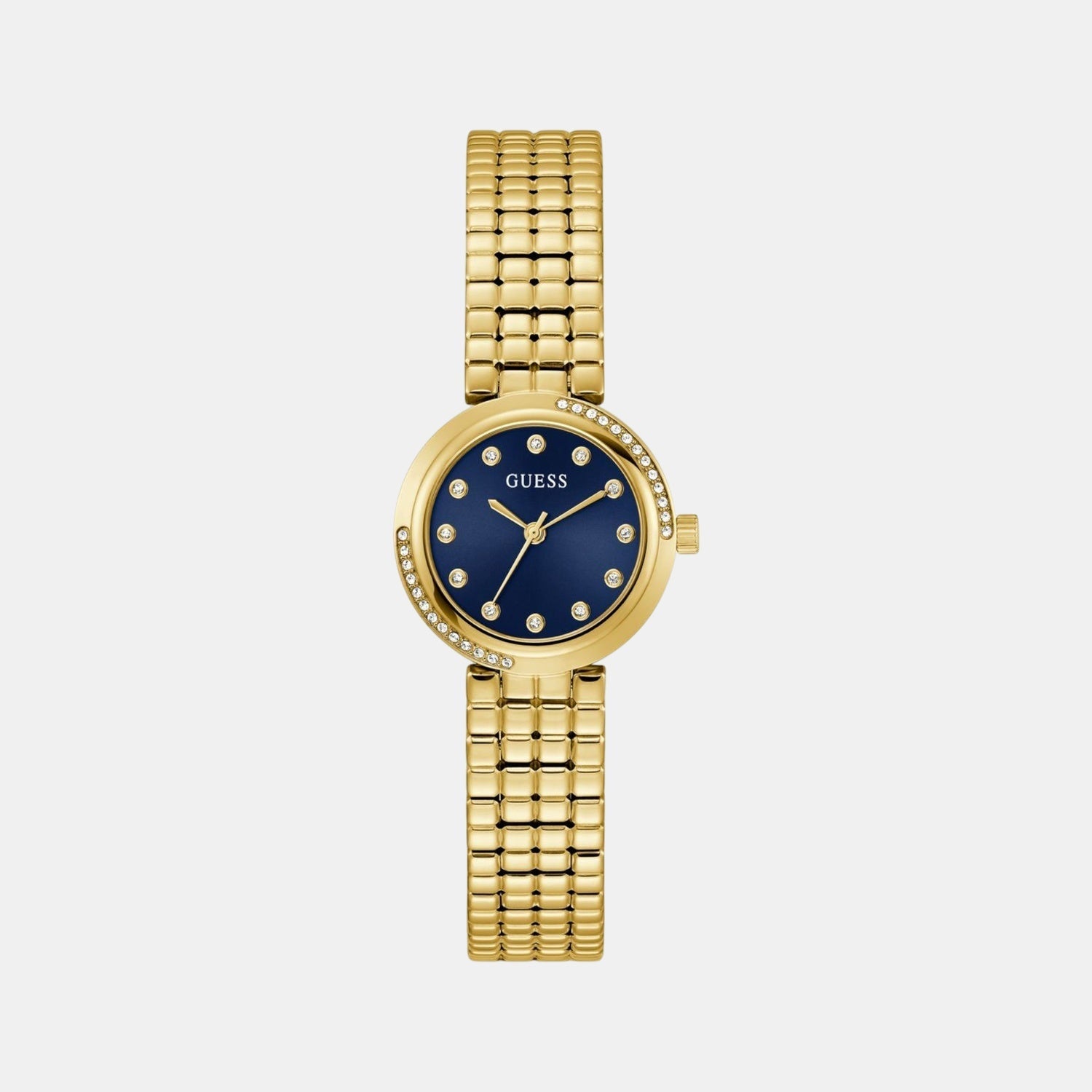 Guess Gb Clara Women Quartz Blue Dial Analog Stainless Steel Gw0930L4