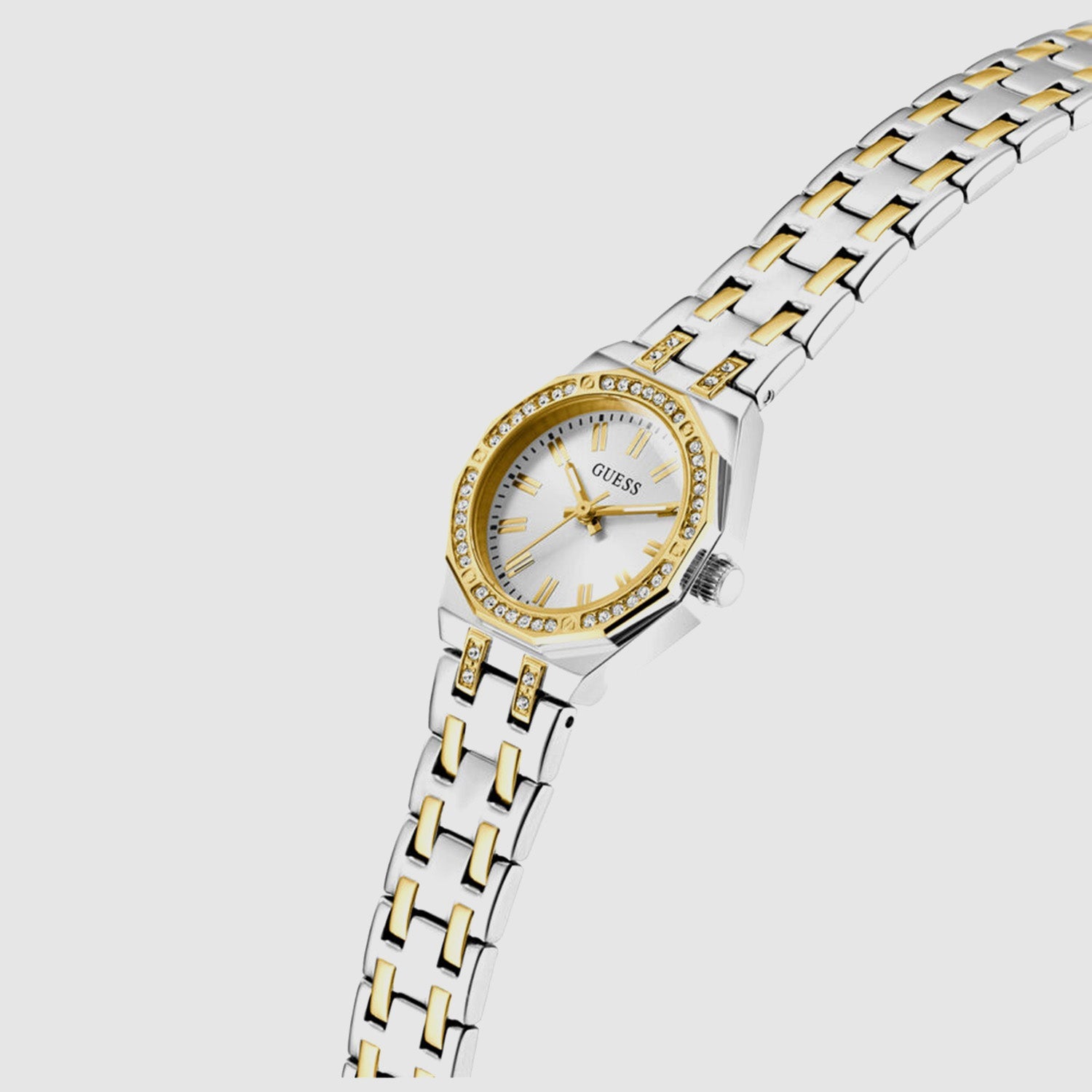 Guess Gb Pixie Women Quartz Silver Dial Analog Stainless Steel Gw0931L3