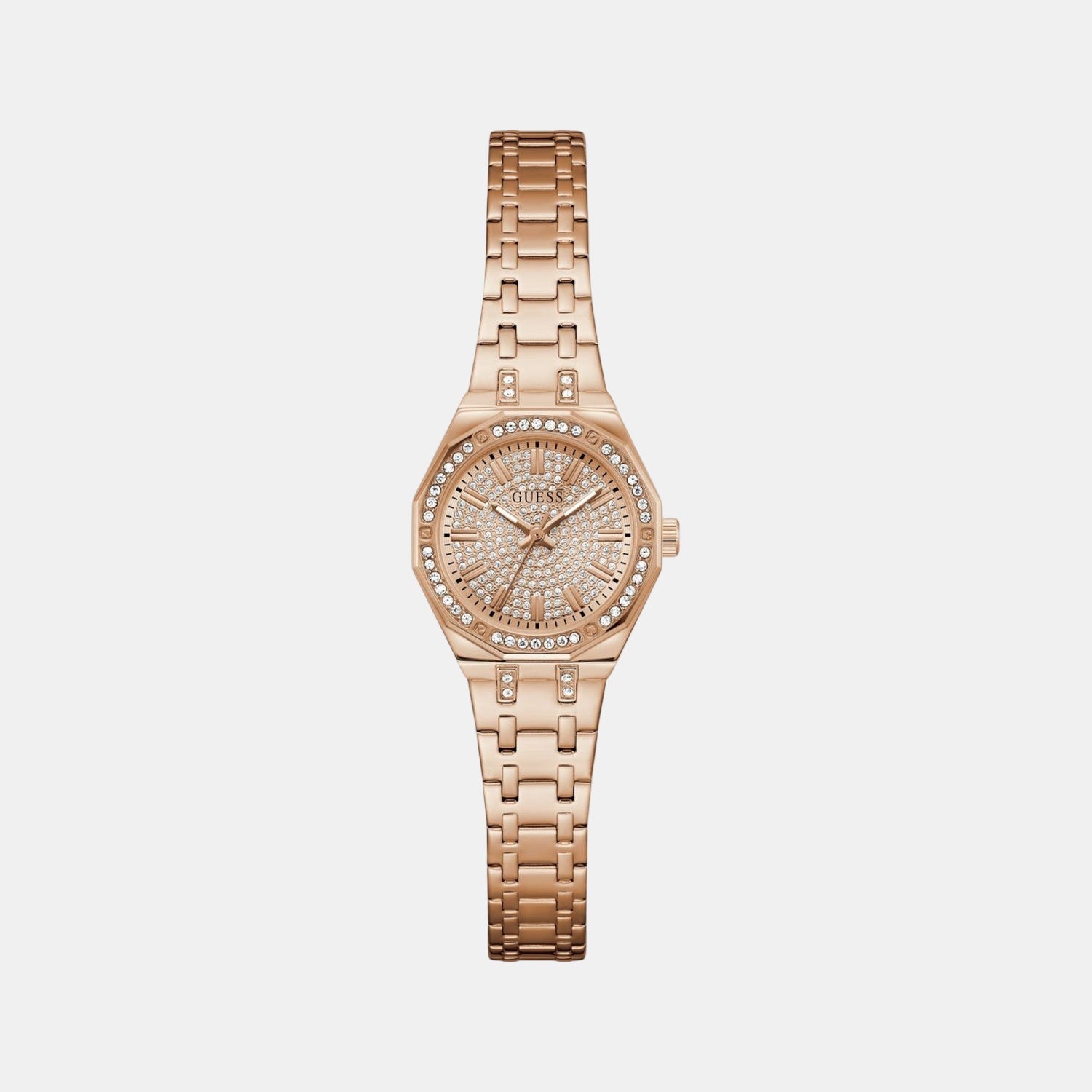 Guess Gb Pixie Women Quartz Rose Gold Dial Analog Stainless Steel Gw0931L4