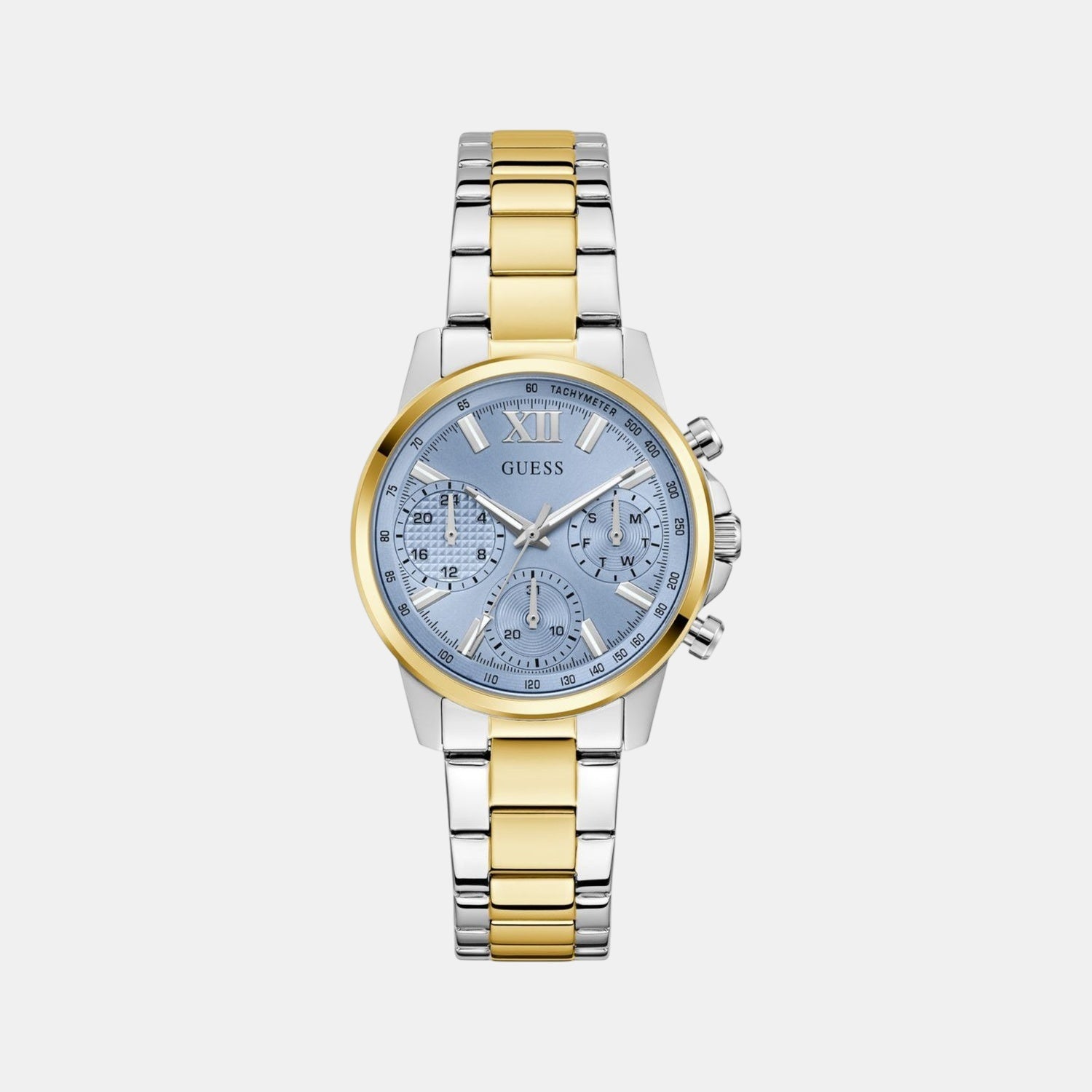Guess Gd Bailey Women Quartz Blue Dial Analog Stainless Steel Gw0933L3
