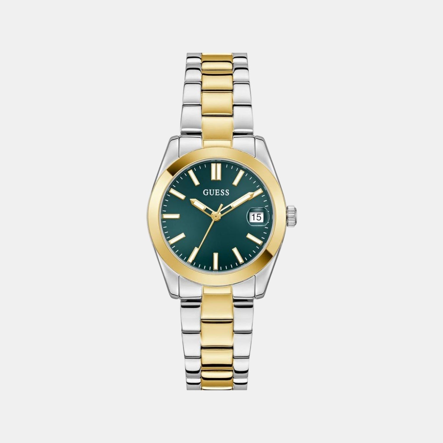 Guess Gd Alice Women Quartz Green Dial Analog Stainless Steel Gw0934L3