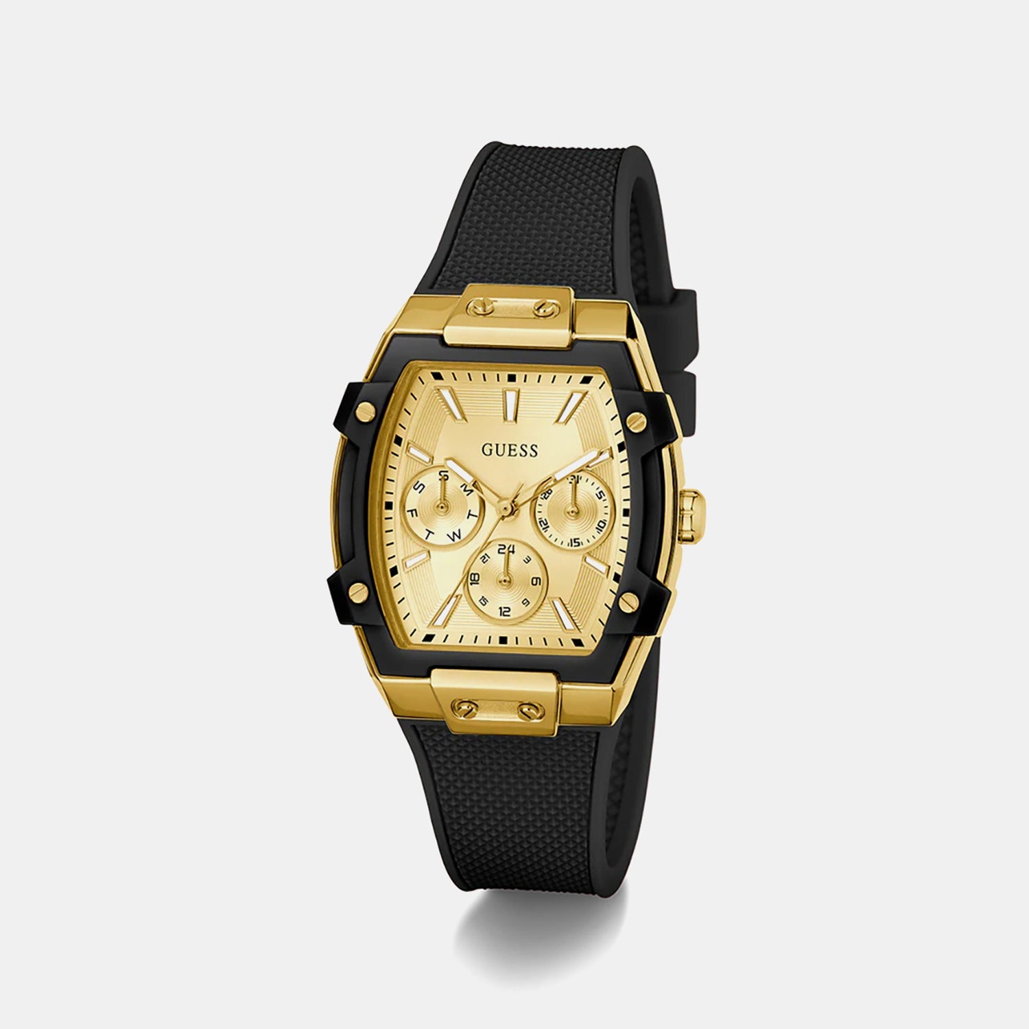 Guess Gt Phoenix Women Quartz Champagne Dial Analog Stainless Steel Gw0945L2
