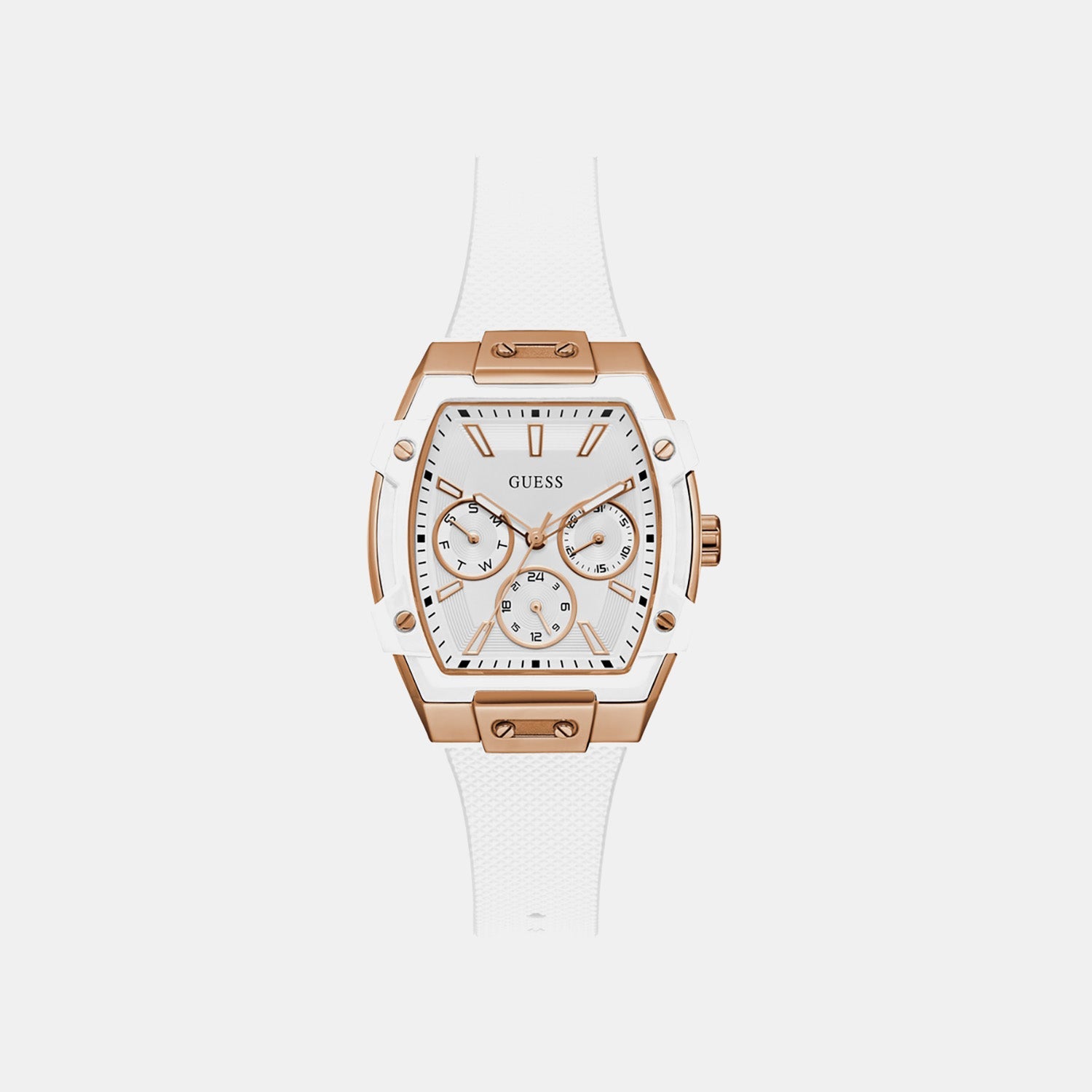 Guess Gt Phoenix Women Quartz White Dial Analog Stainless Steel Gw0945L6