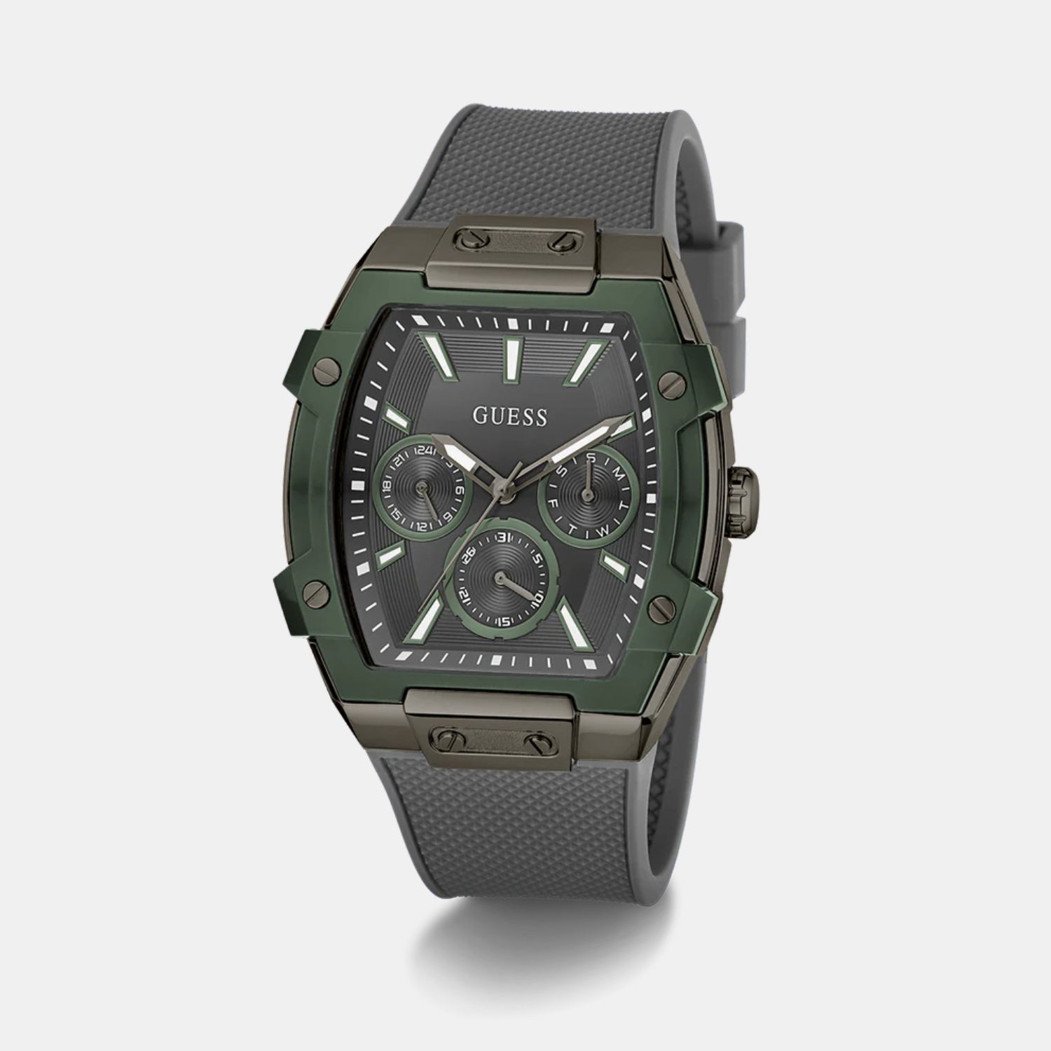 Guess Gt Phoenix Men Quartz Grey Dial Analog Stainless Steel Gw0956G3